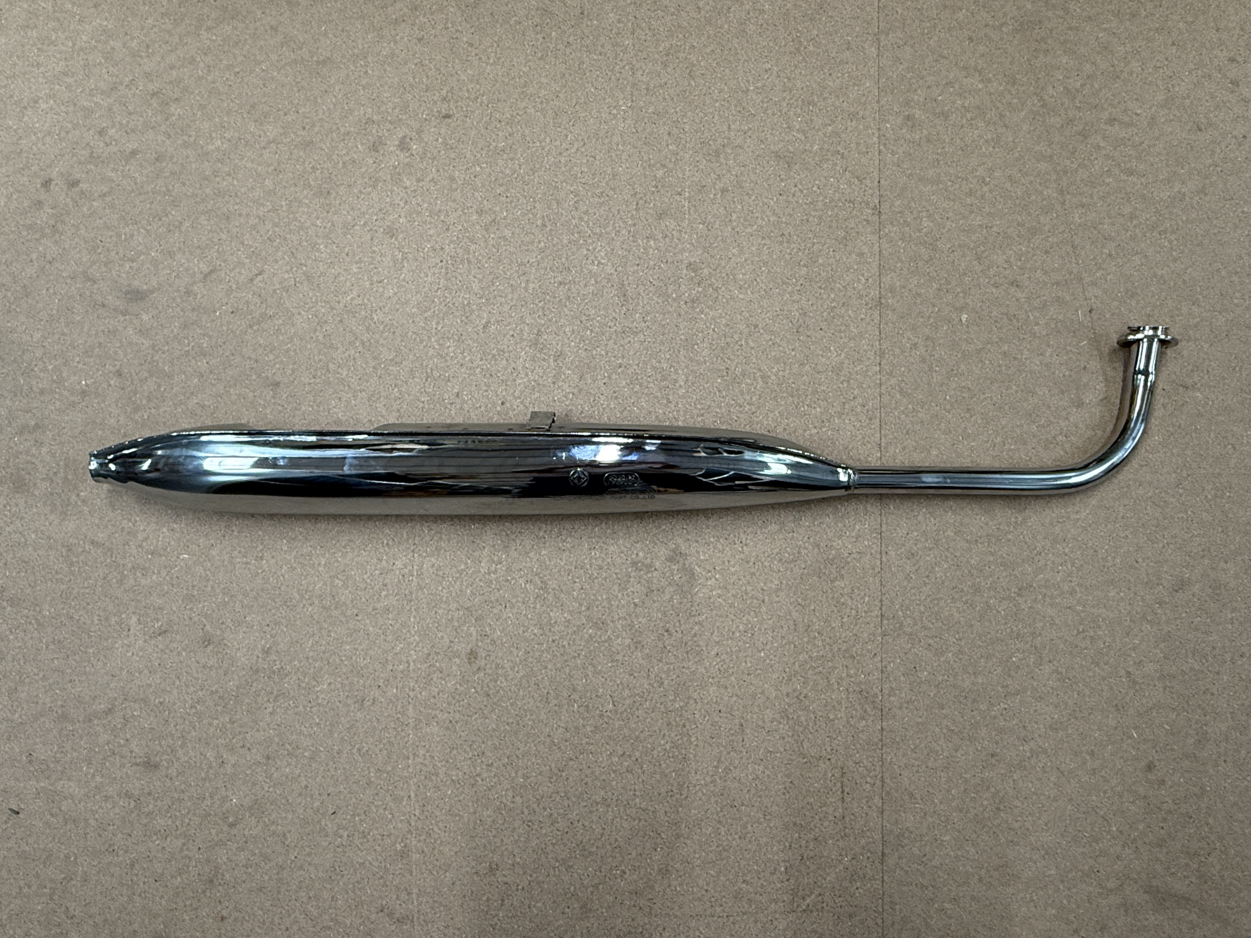 Exhaust Honda C90, C90ZZ (Fish Tail) 1975-1980, C90ZZ 1979-1984