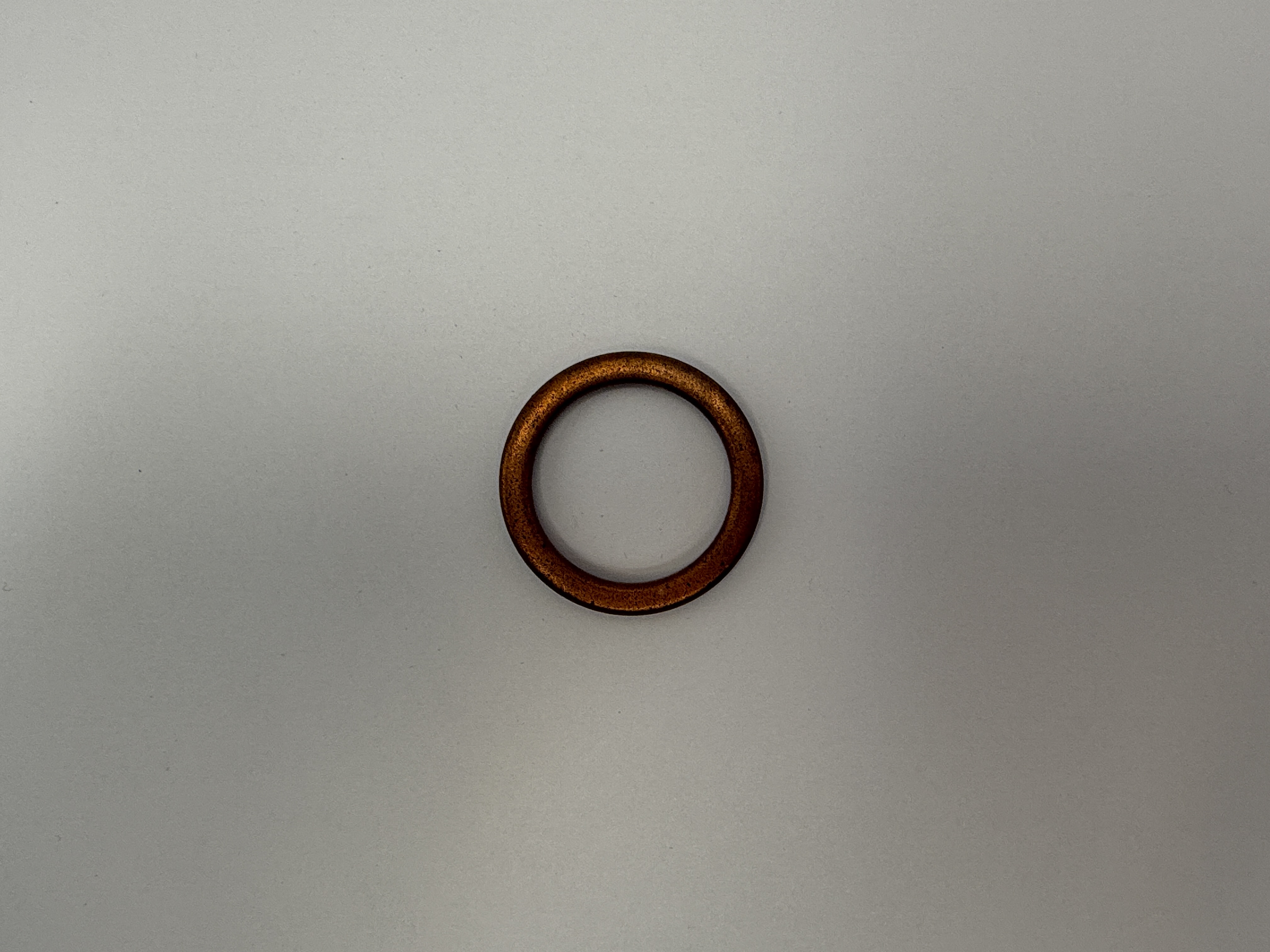 Hendler Single Exhaust Gasket Copper OD 34mm, ID 25.50mm, Thickness 4mm