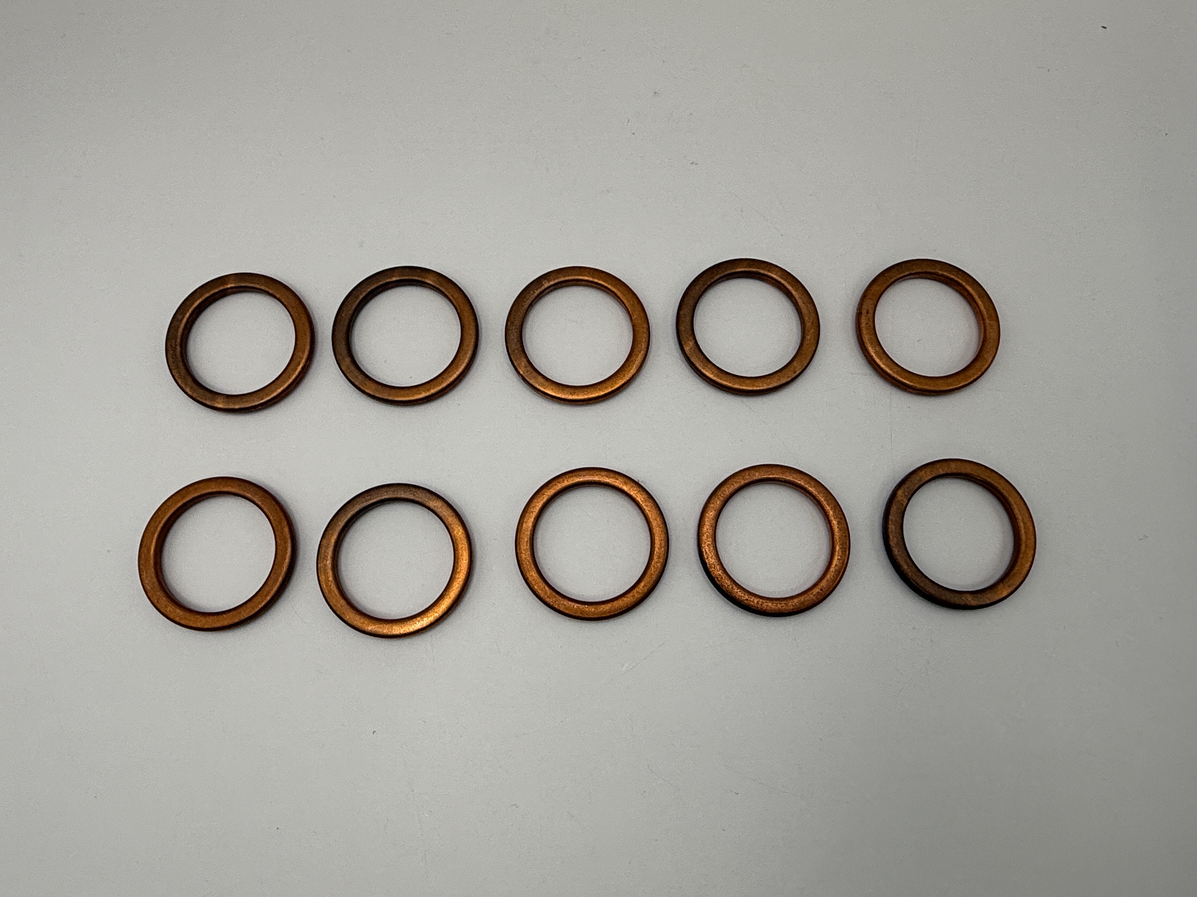 Hendler Exhaust Gaskets Copper OD 34mm, ID 25.50mm, Thickness 4mm