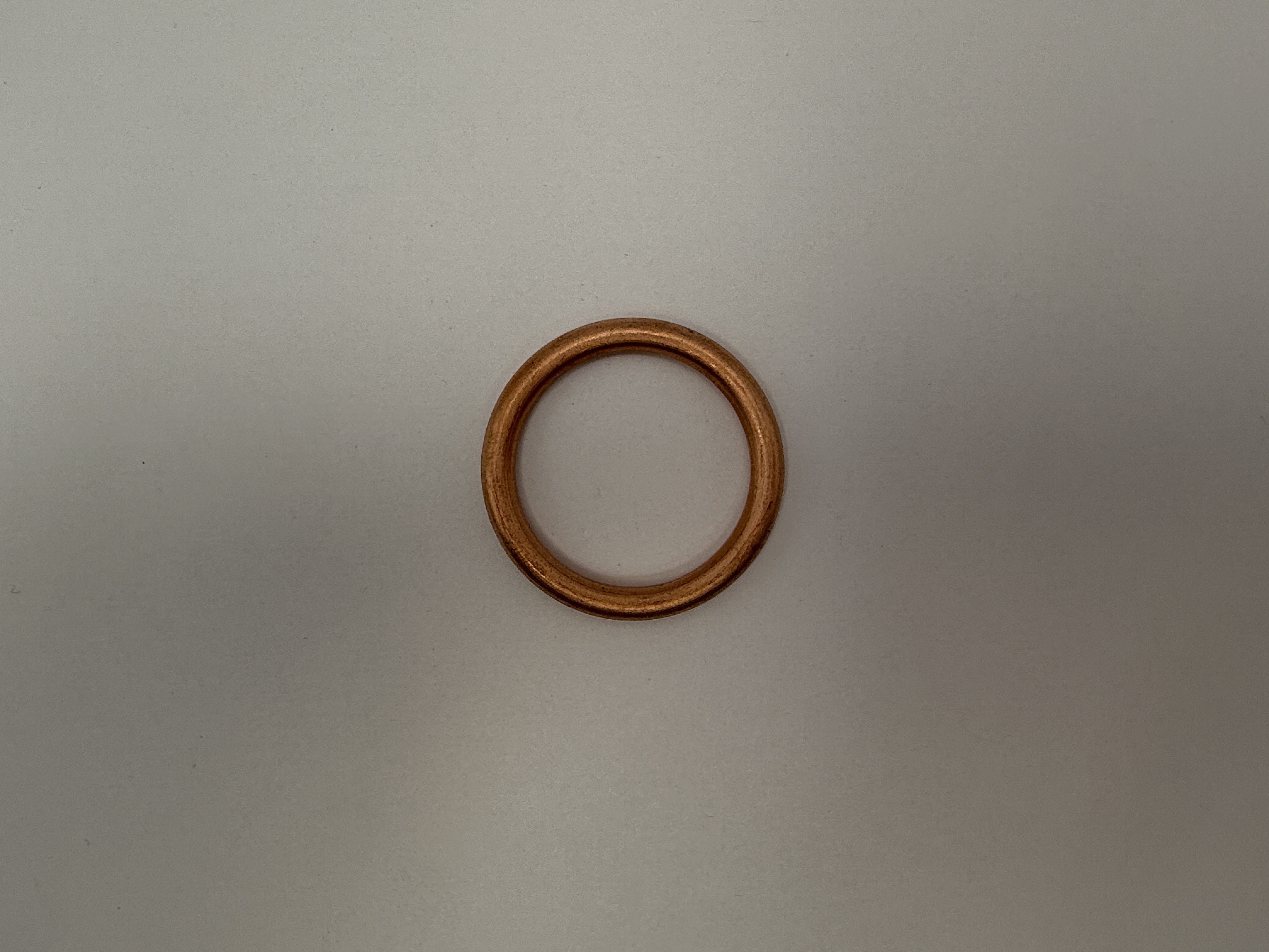 Hendler Single Exhaust Gasket Copper OD 38mm, ID 30mm, Thickness 5mm