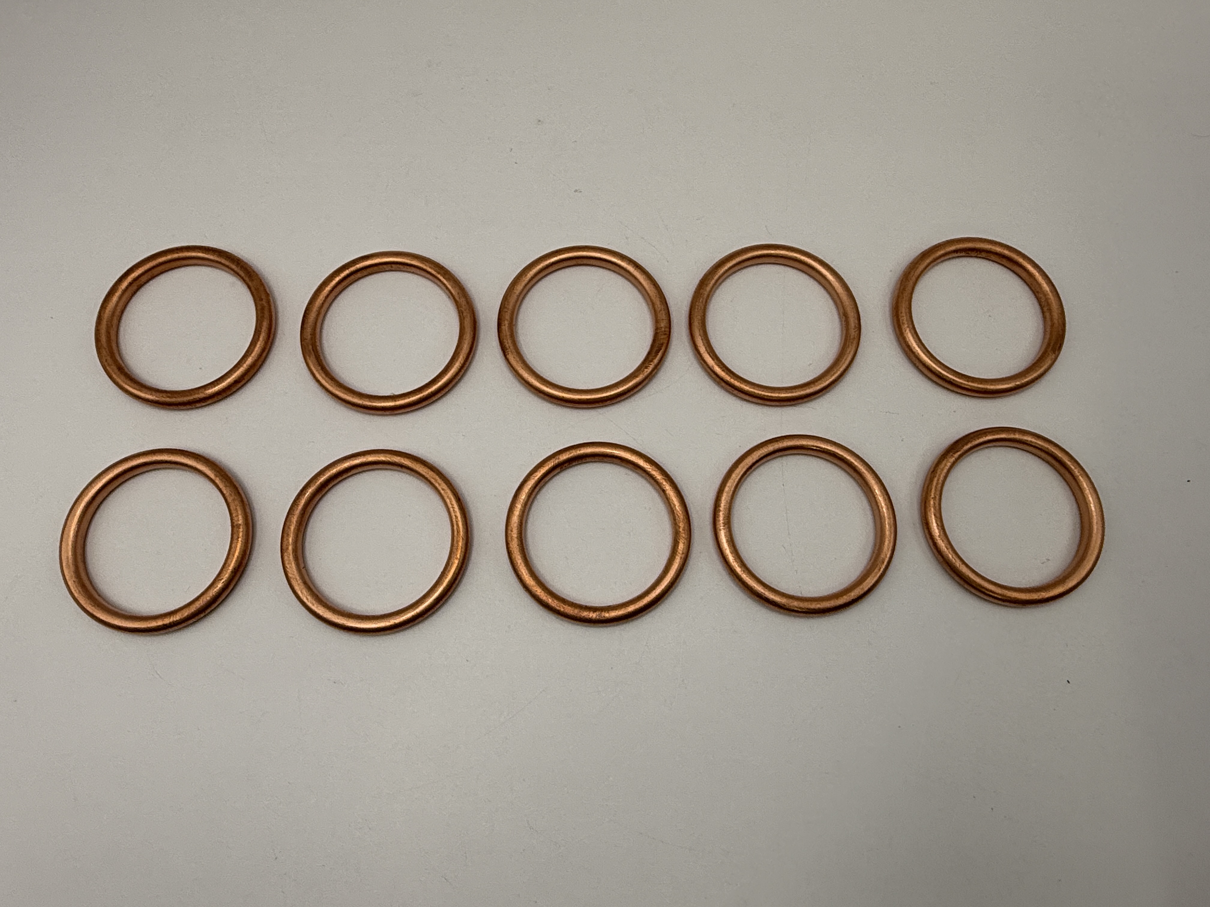 Hendler Exhaust Gaskets Copper OD 40mm, ID 32mm, Thickness 5mm