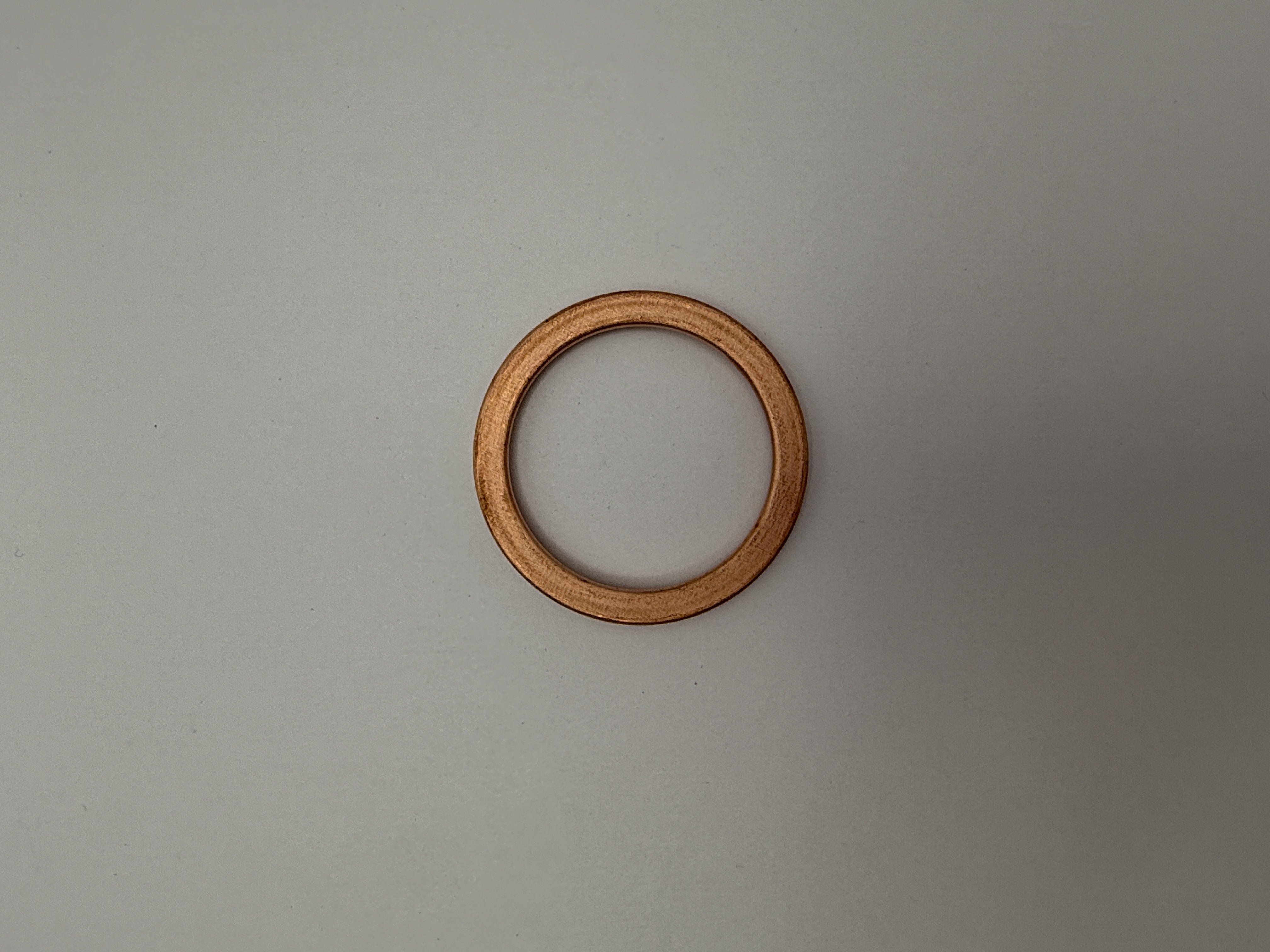 Hendler Single Exhaust Gasket Copper OD 42mm, ID 33mm, Thickness 5mm