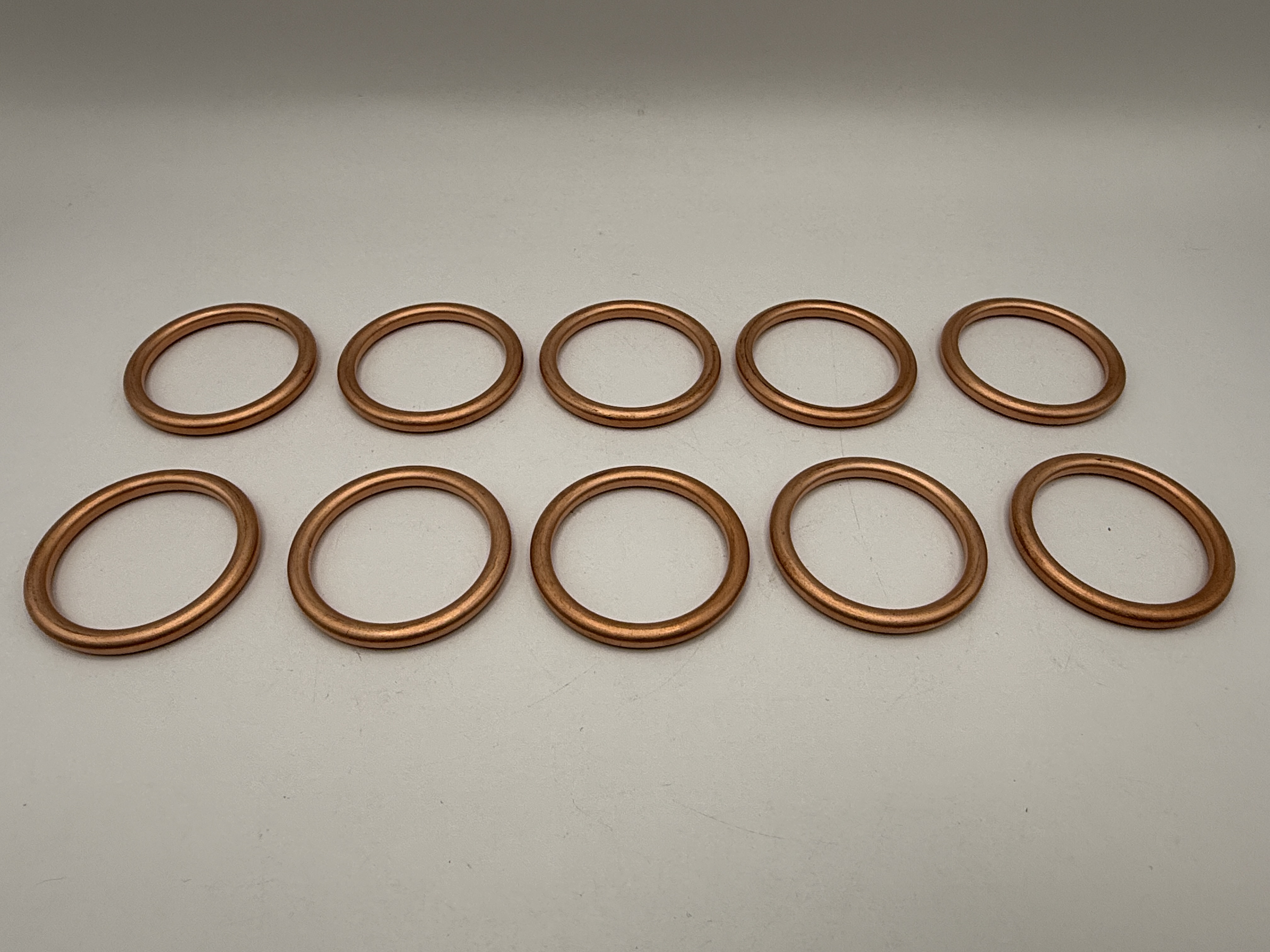Hendler Exhaust Gaskets Copper OD 43mm, ID 35mm, Thickness 5mm