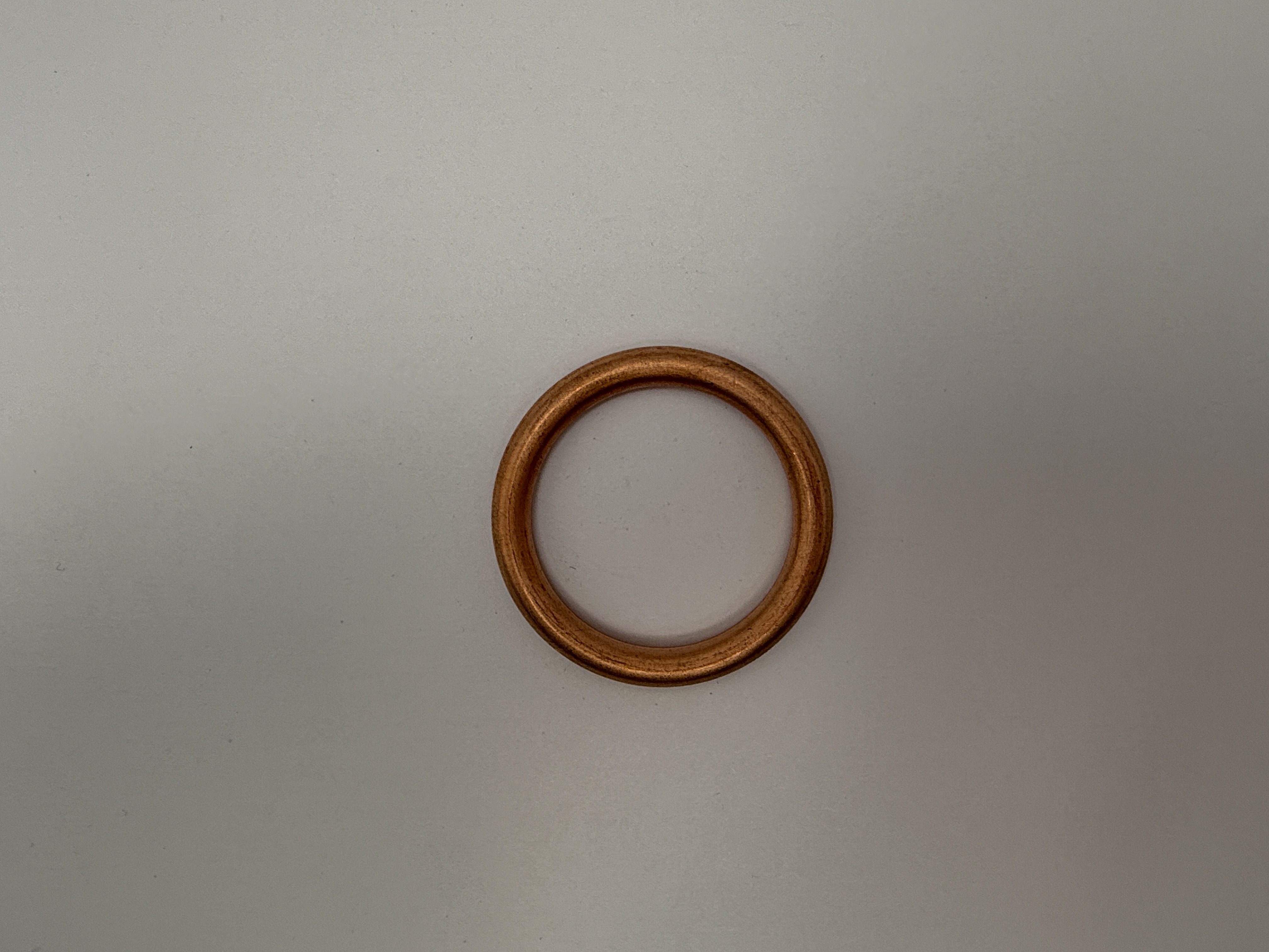 Hendler Single Exhaust Gasket Copper OD 44mm, ID 35mm, Thickness 5mm
