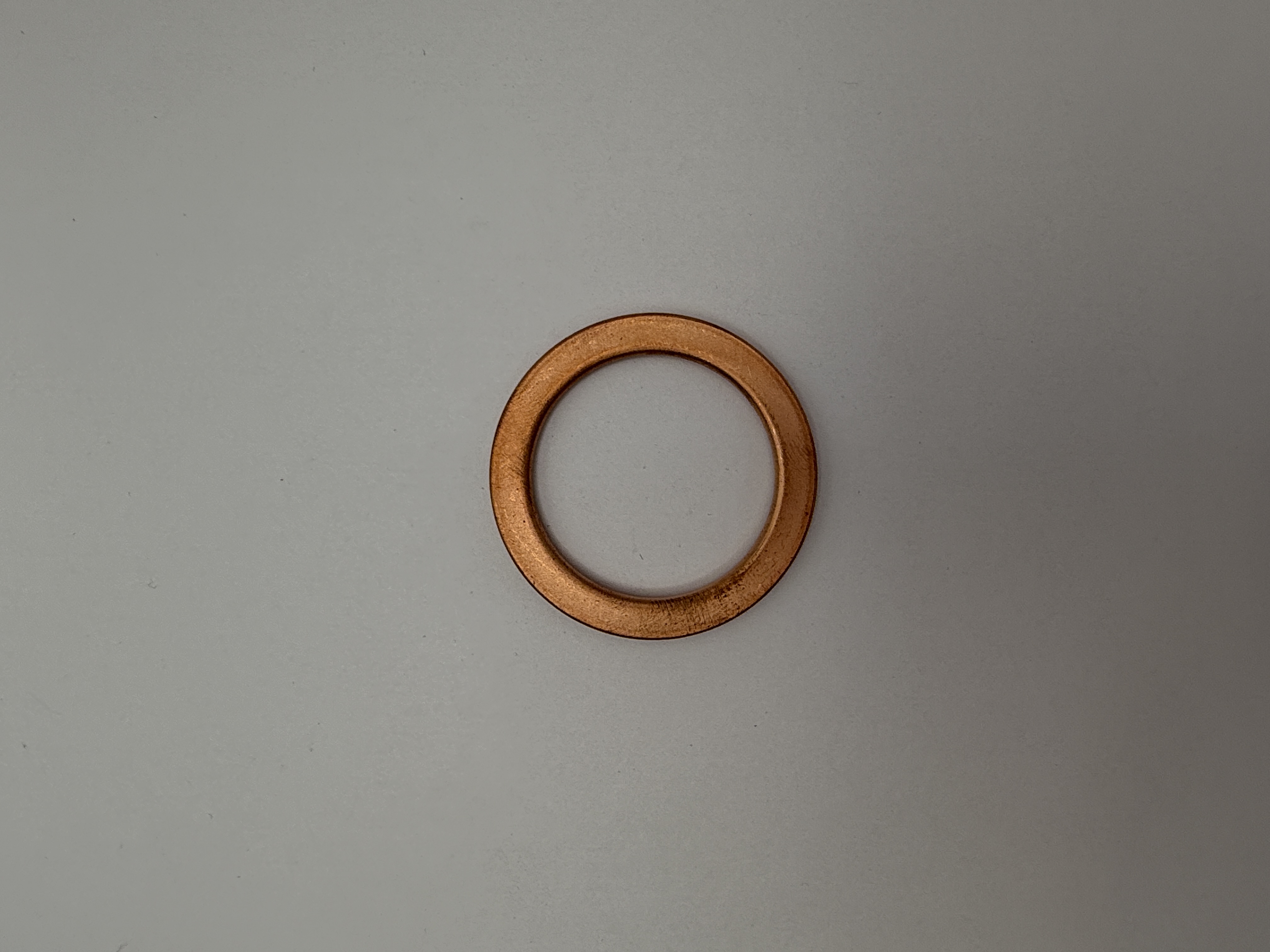 Hendler Single Exhaust Gasket Copper OD 45mm, ID 33mm, Thickness 3.5mm