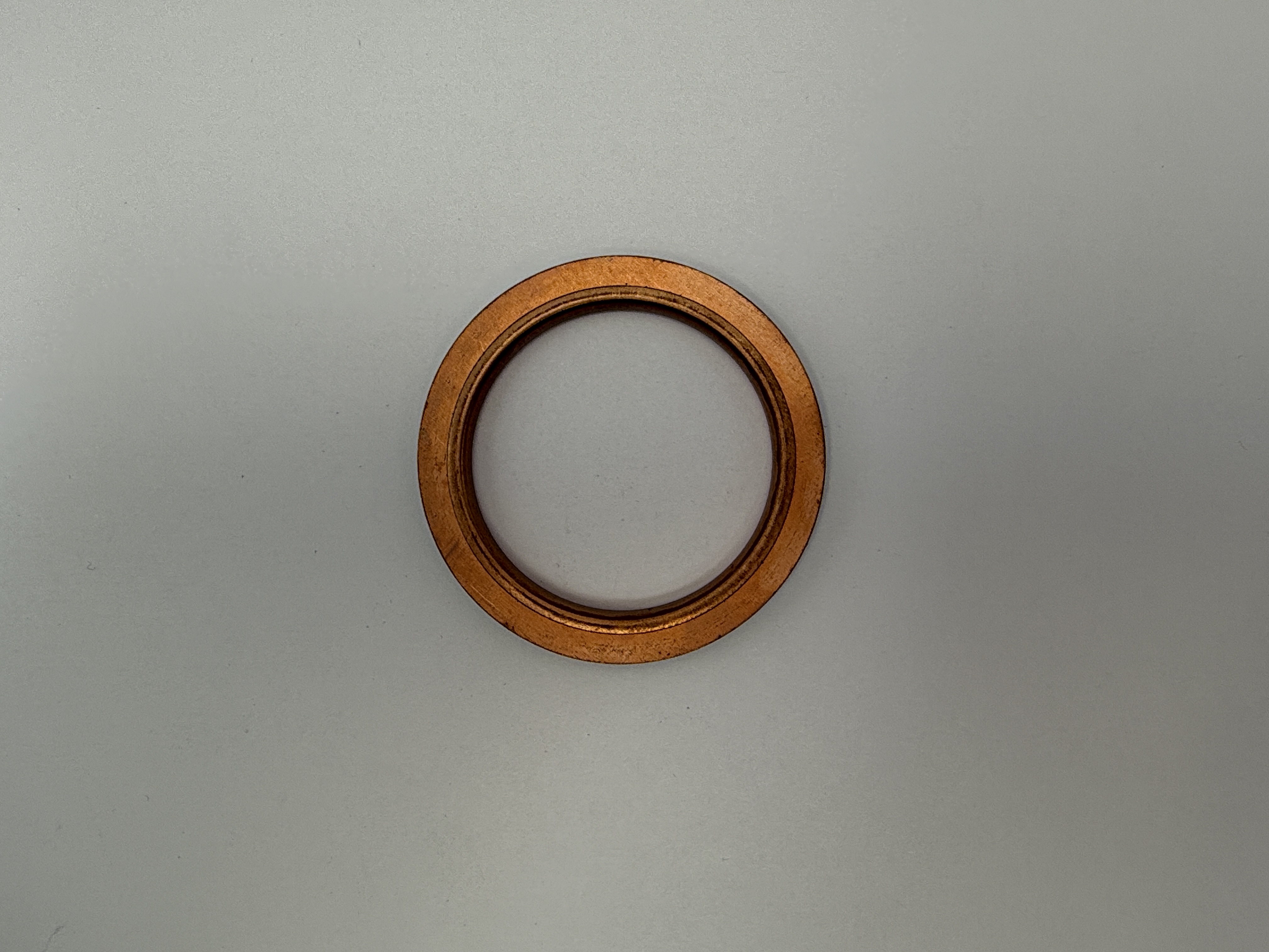 Hendler Single Exhaust Gasket Copper OD 55mm, ID 40.50mm, Thickness 4mm