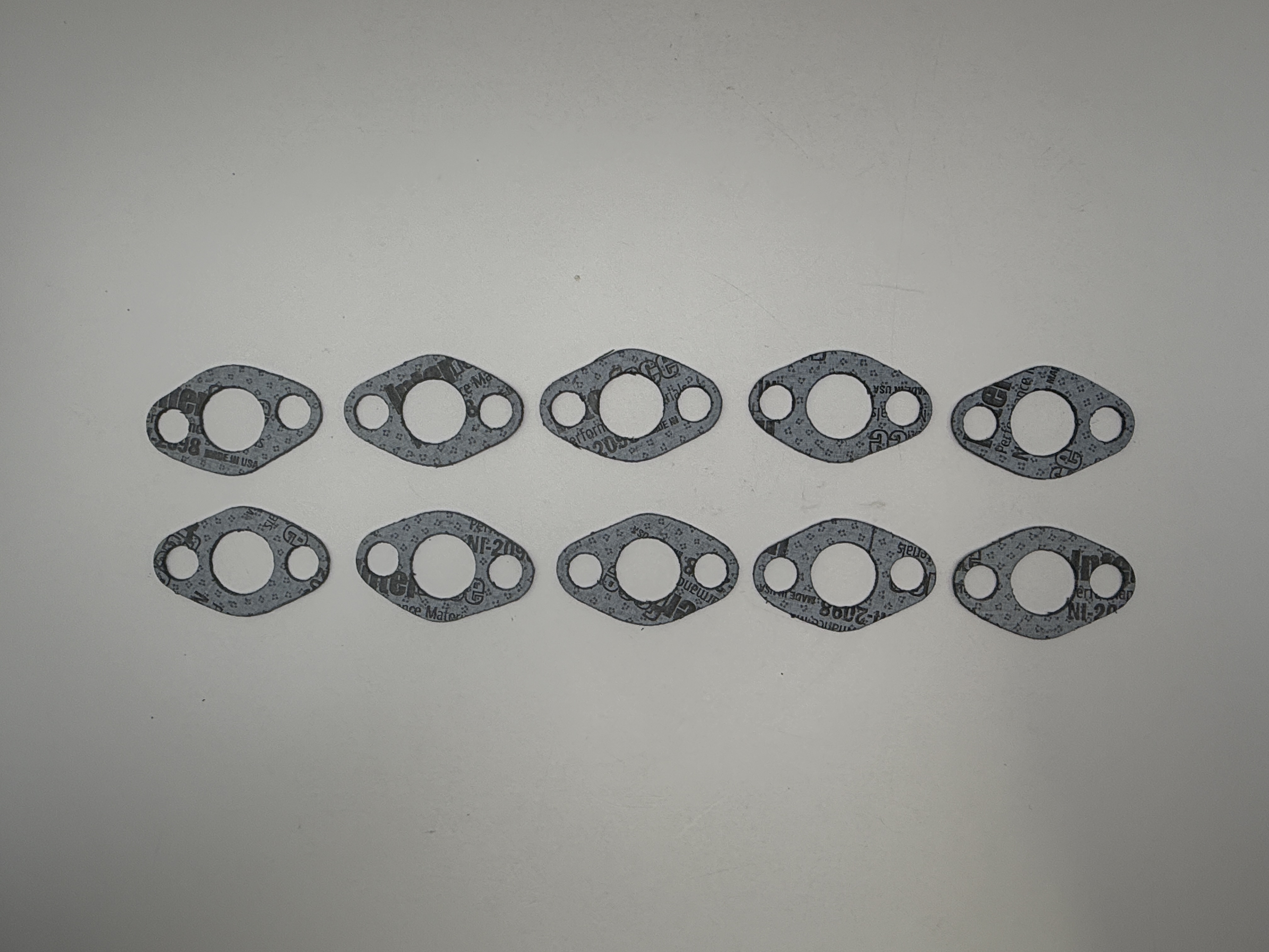 Hendler Exhaust Gaskets Suzuki LT50 OD 36mm, ID 17.5mm, Hole Centres 35.5mm