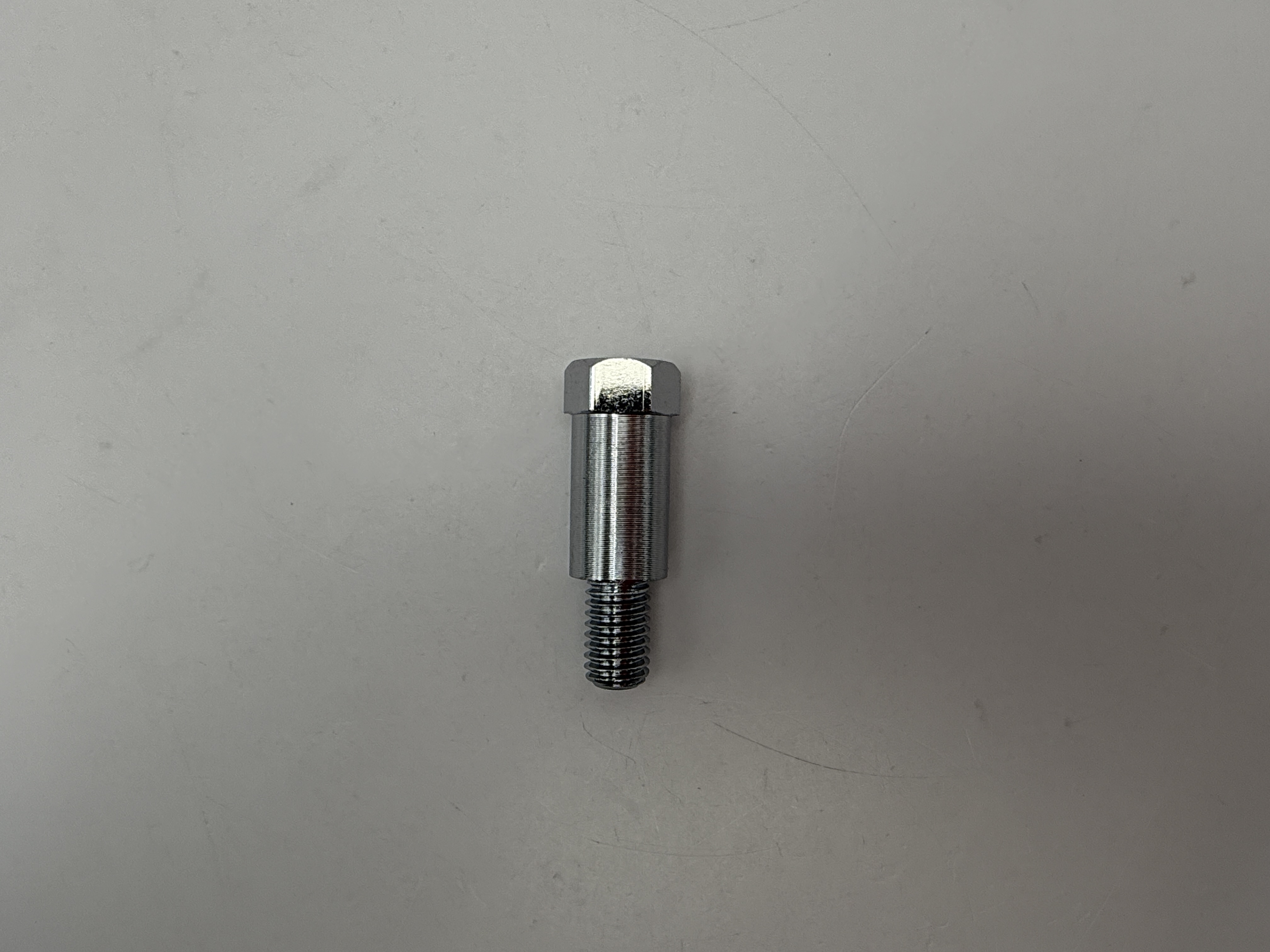 Hendler Mirror Adaptor Chrome 8mm Internal Thread to 8mm External Thread