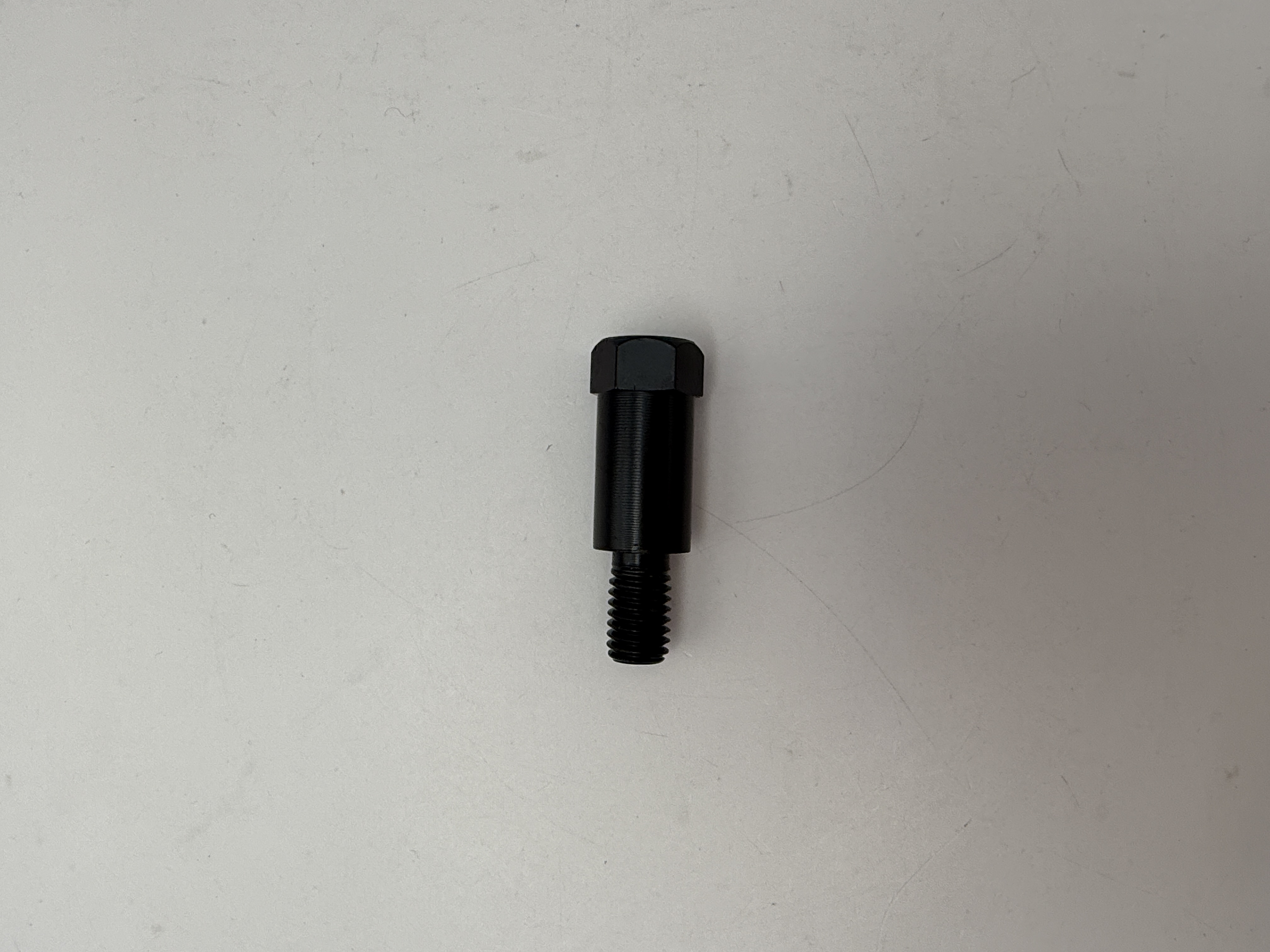 Hendler Mirror Adaptor Black 8mm Internal Thread to 8mm Yamaha External Thread