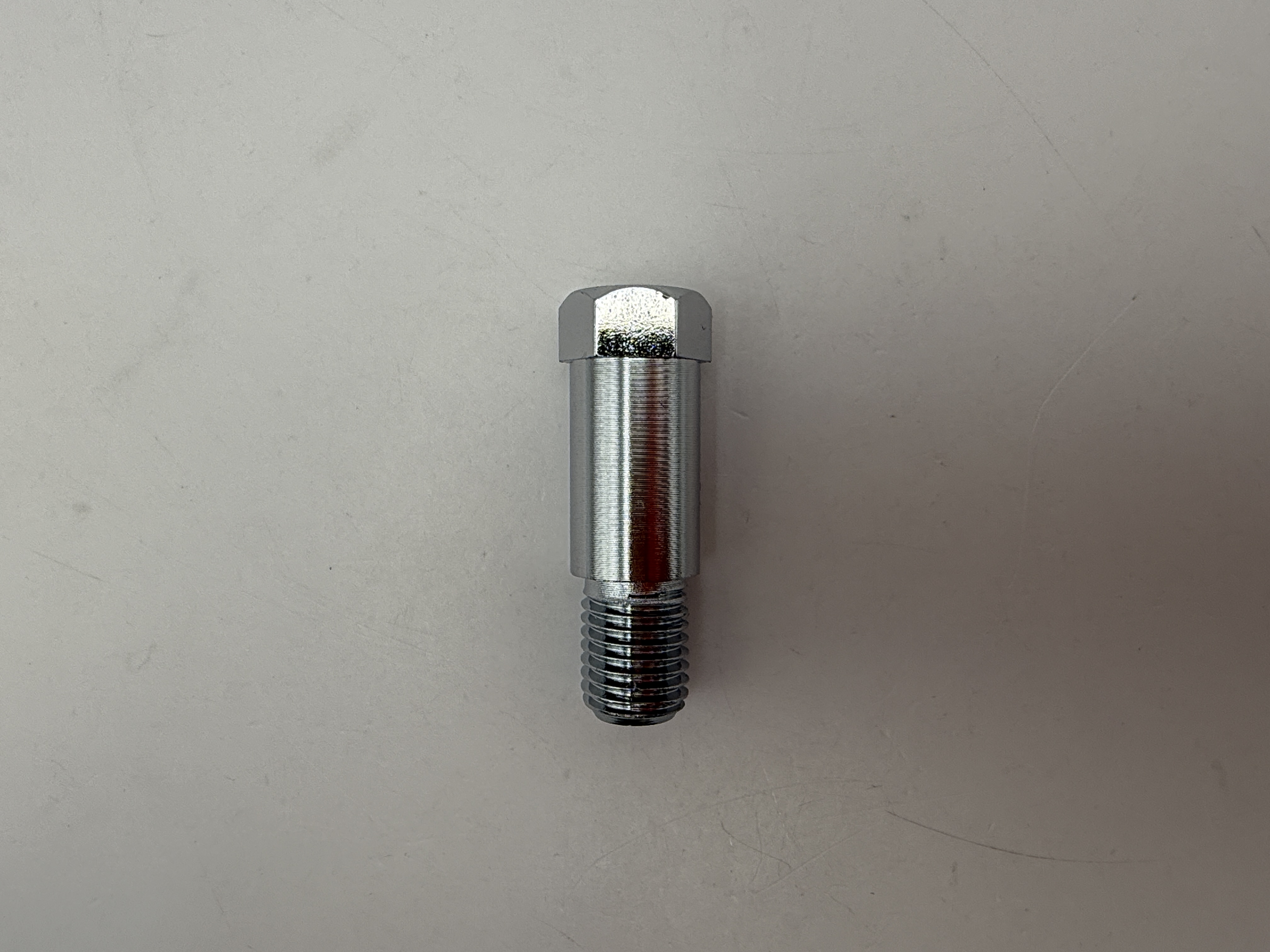 Hendler Mirror Adaptor Chrome 8mm Internal Thread to 10mm Yamaha External Thread