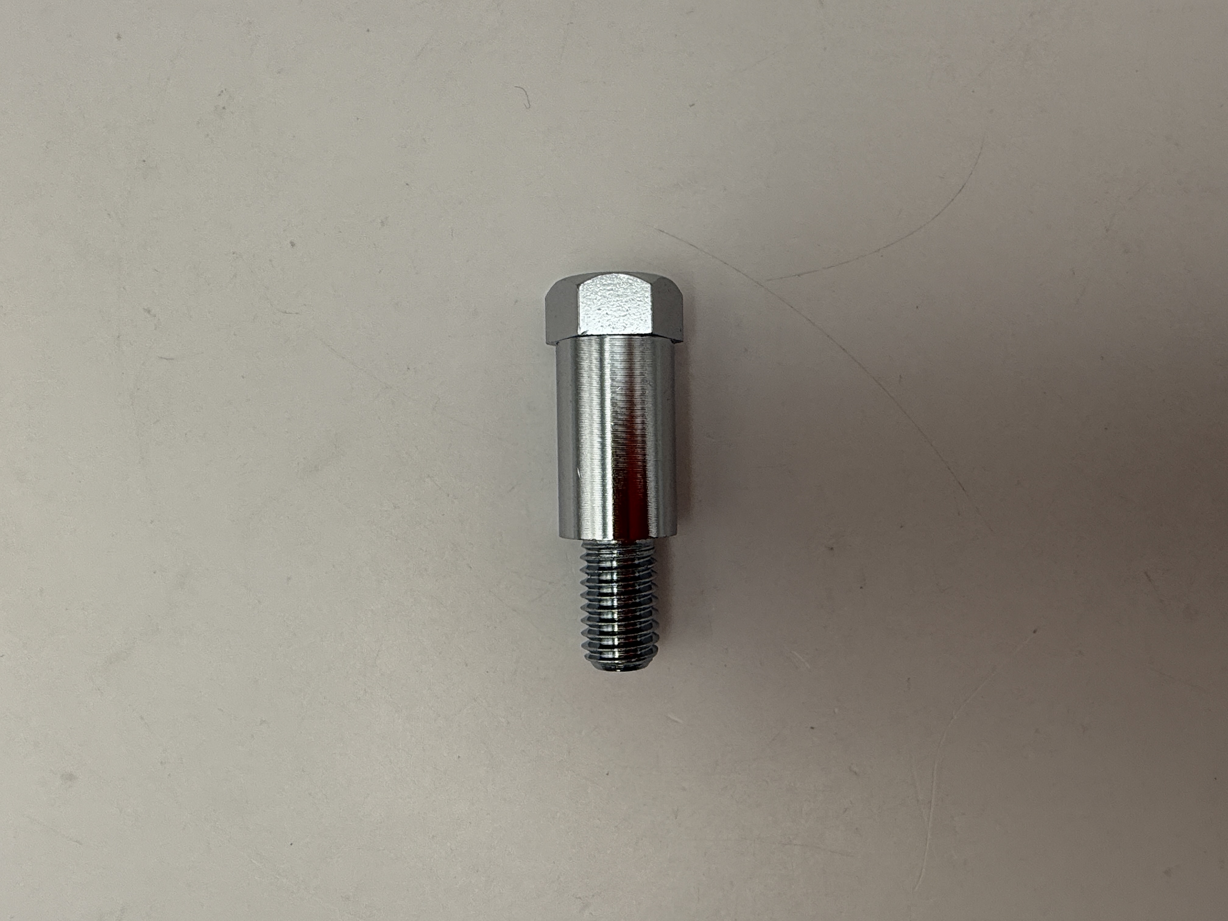 Hendler Mirror Adaptor Chrome 8mm Yamaha Internal Thread to 8mm External Thread