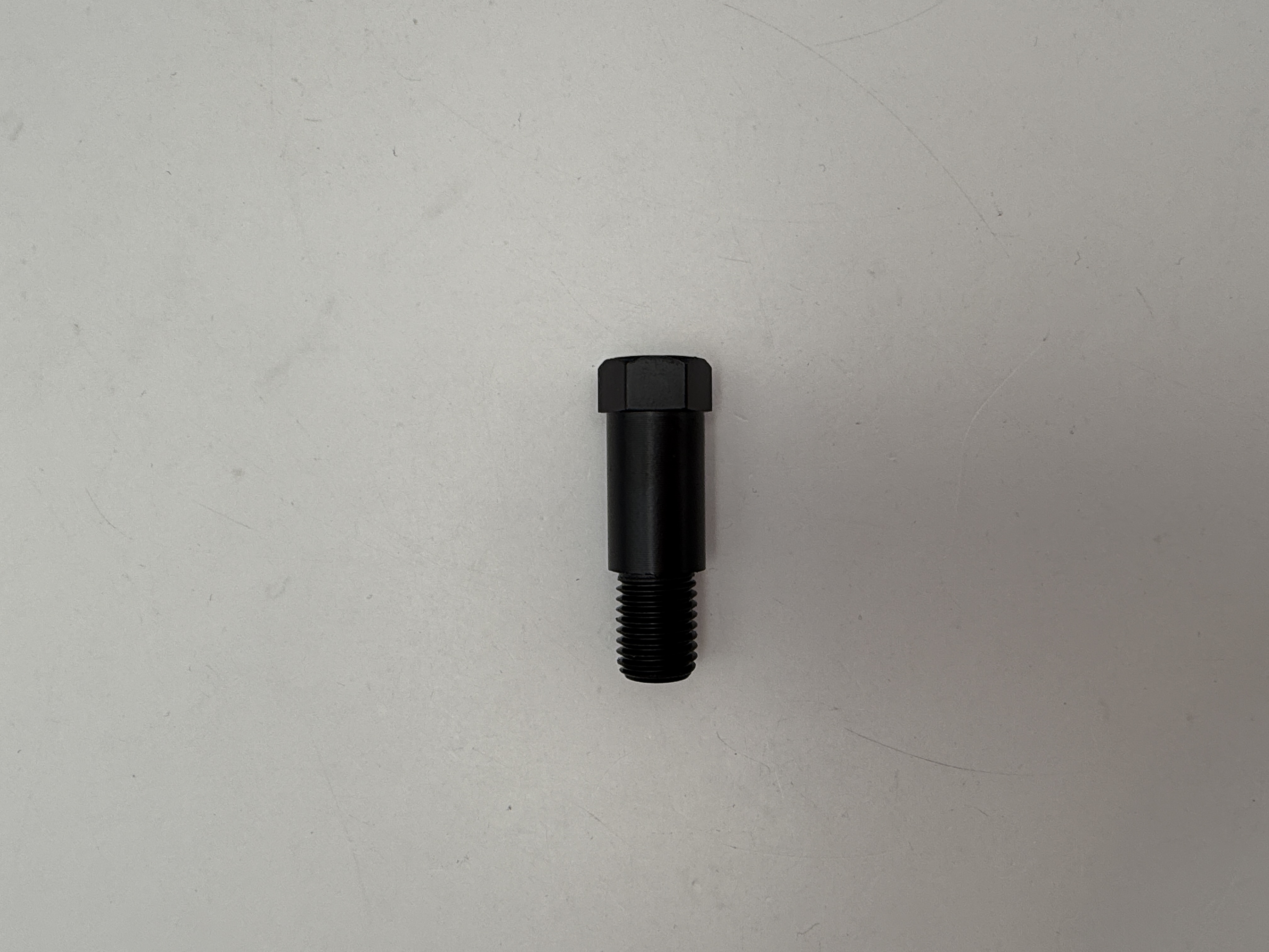 Hendler Mirror Adaptor Black 10mm Internal Thread to 10mm External Thread