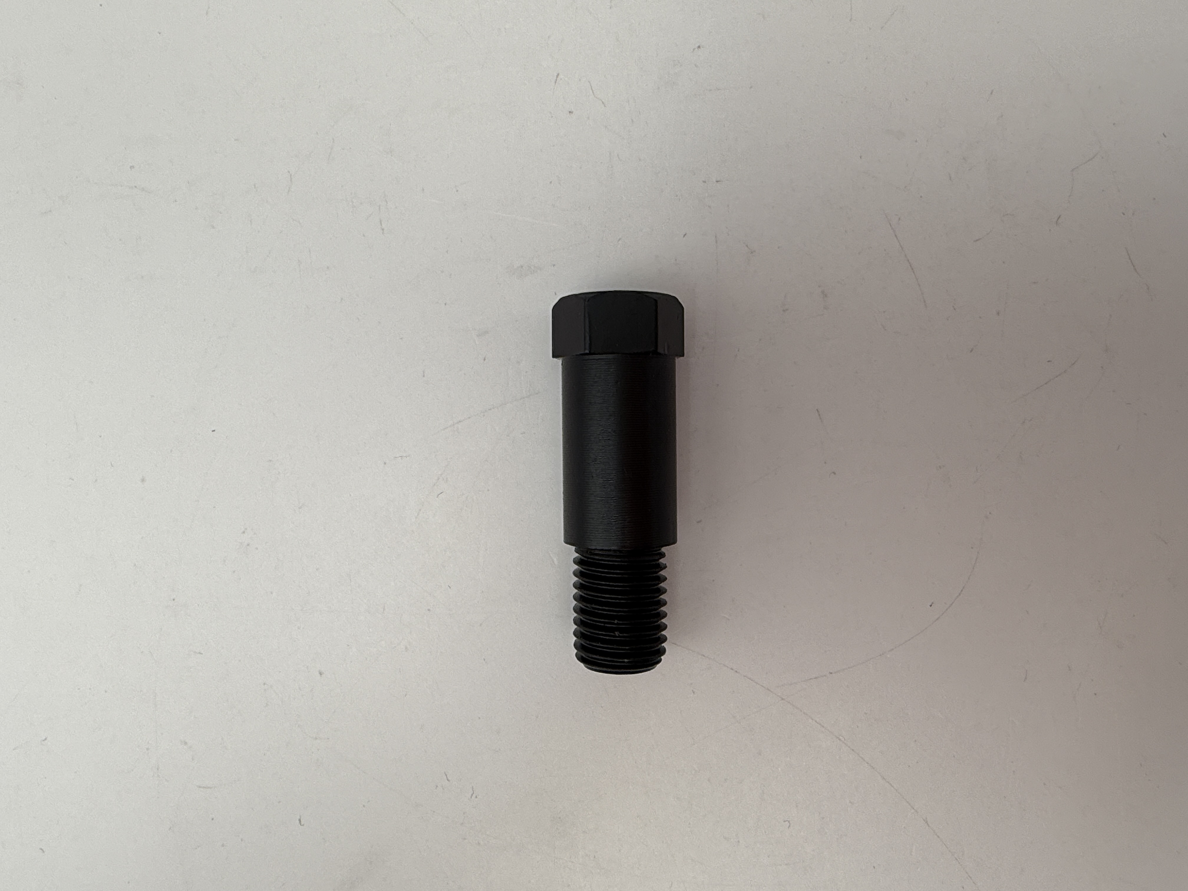 Hendler Mirror Adaptor Black 10mm Internal Thread to 10mm Yamaha External Thread