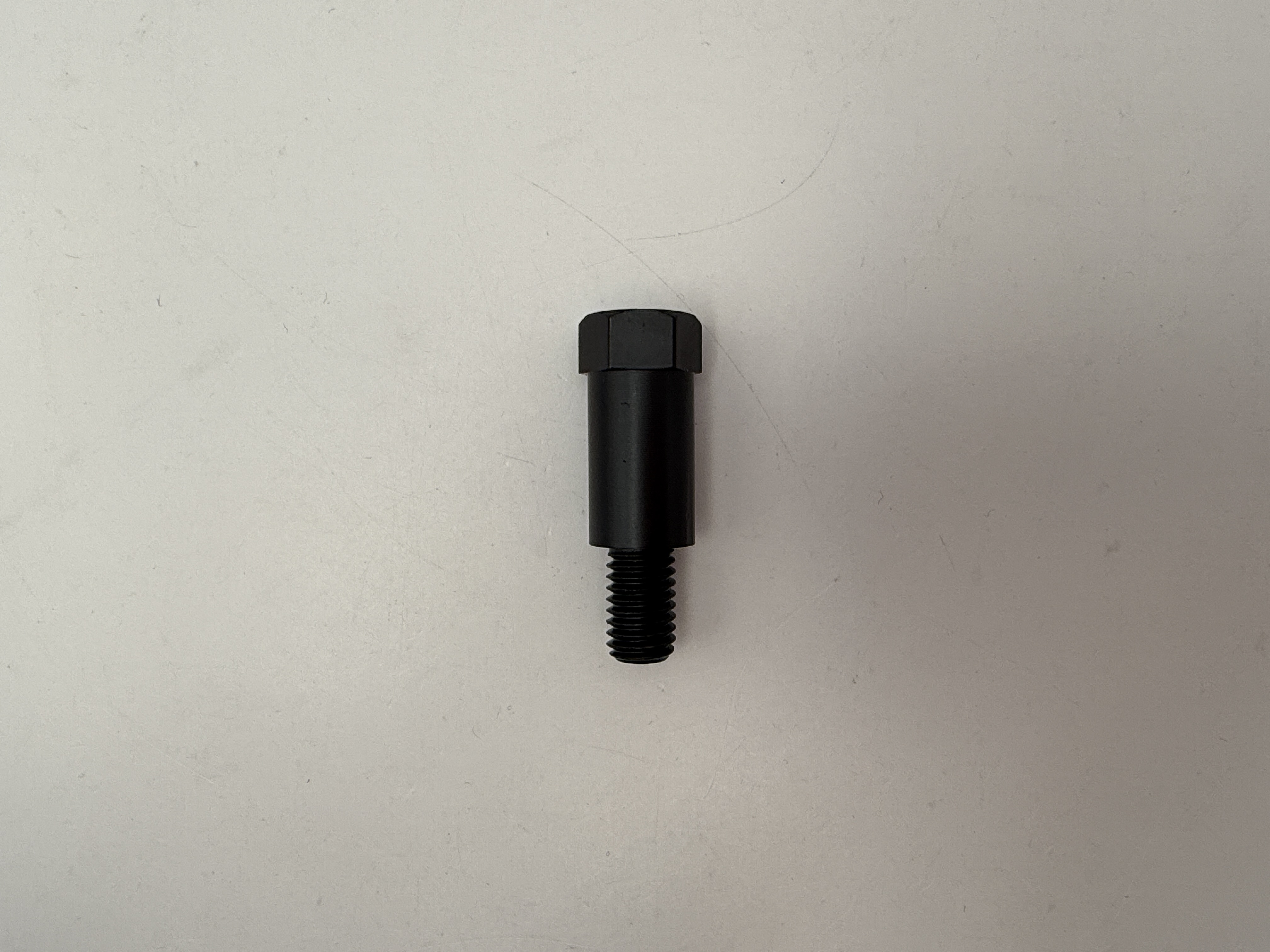 Hendler Mirror Adaptor Black 10mm Internal Thread to 8mm External Thread
