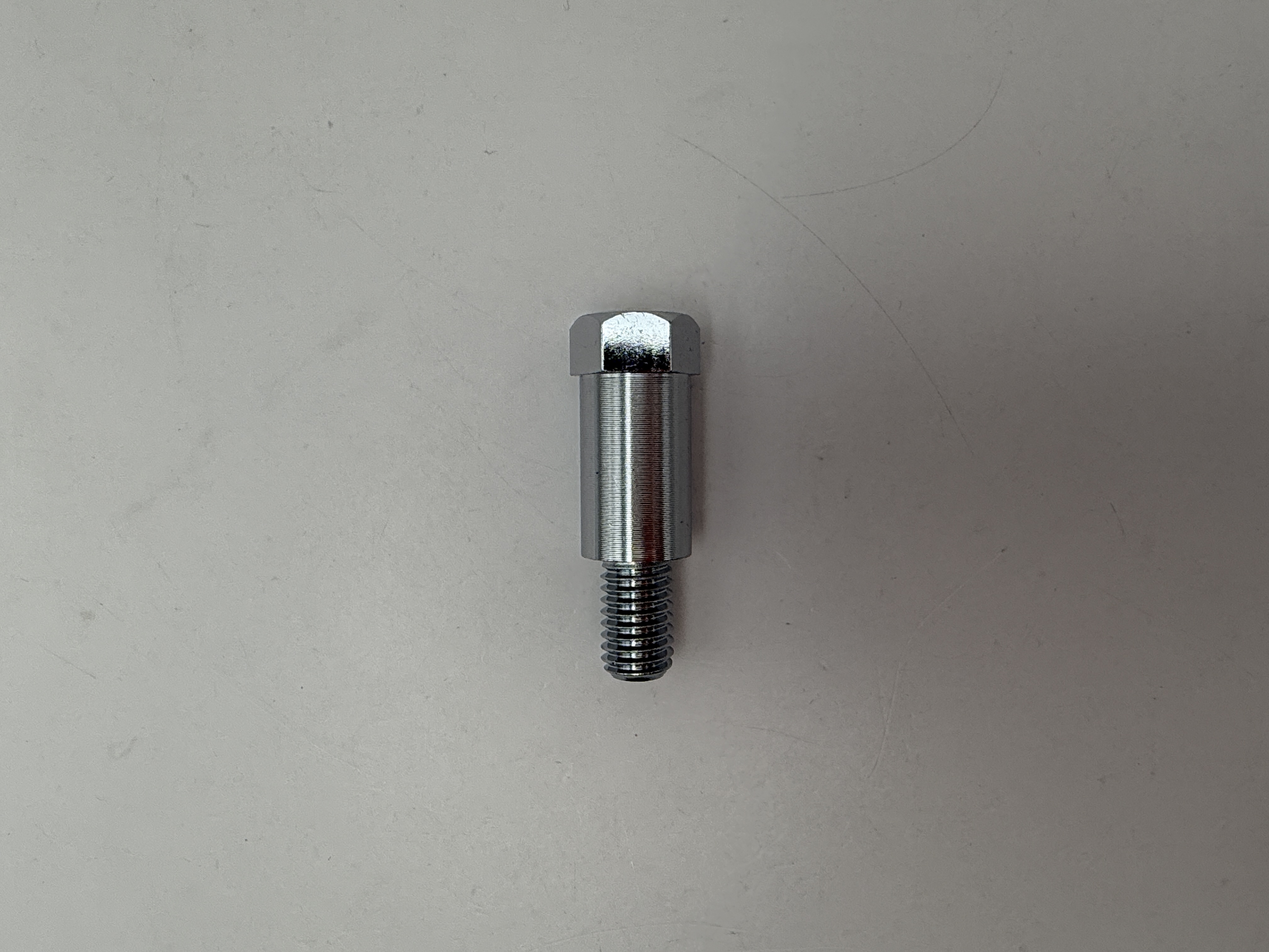 Hendler Mirror Adaptor Chrome 10mm Yamaha Internal Thread to 8mm External Thread