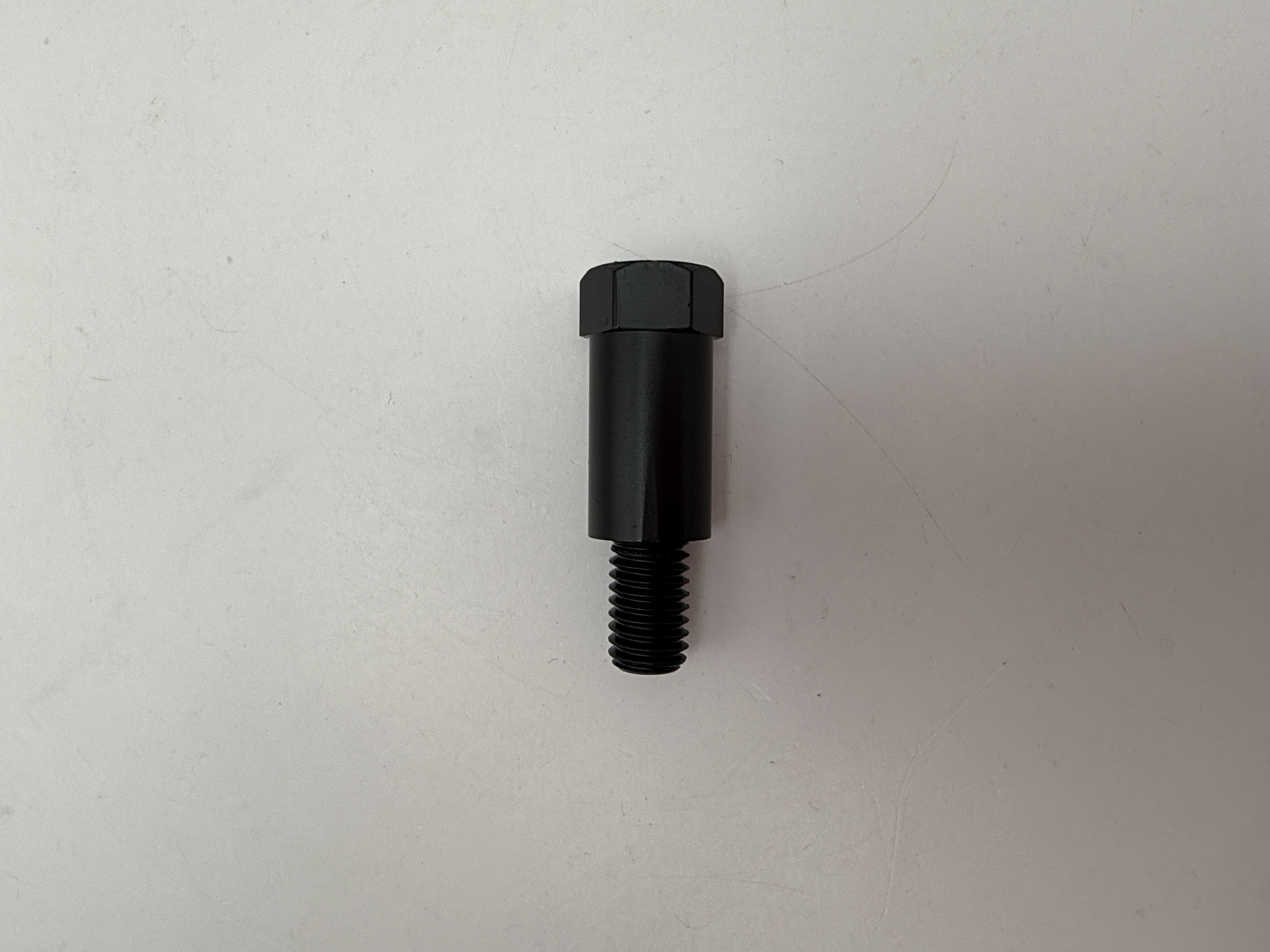 Hendler Mirror Adaptor Black 10mm Yamaha Internal Thread to 8mm Yamaha External