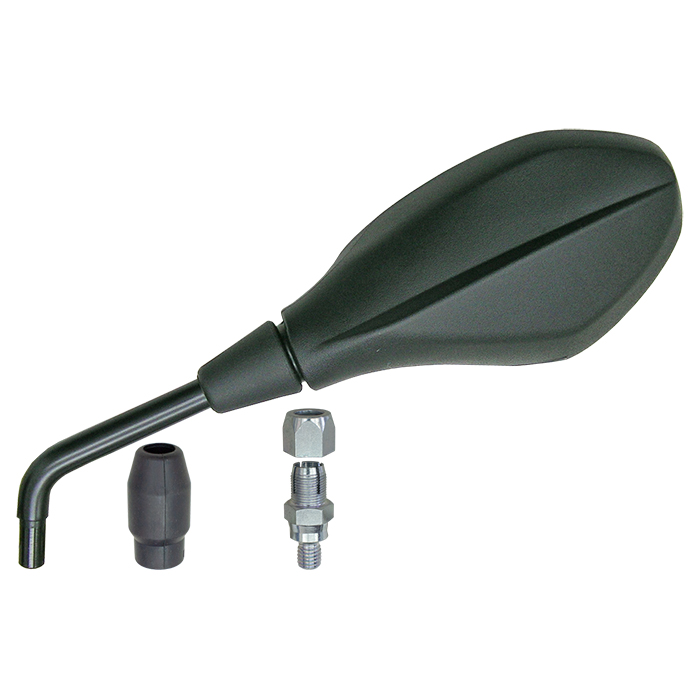 Hendler Mirror Left 10mm (1.50mm Pitch) Black BMW F650GS 06-12 (K70), F700GS 11-17 (K72), F800GS 06-18 (K72), F800R 05- (K73), S1000R 13- (K47) (E-Marked) OE Ref: 51167715861
