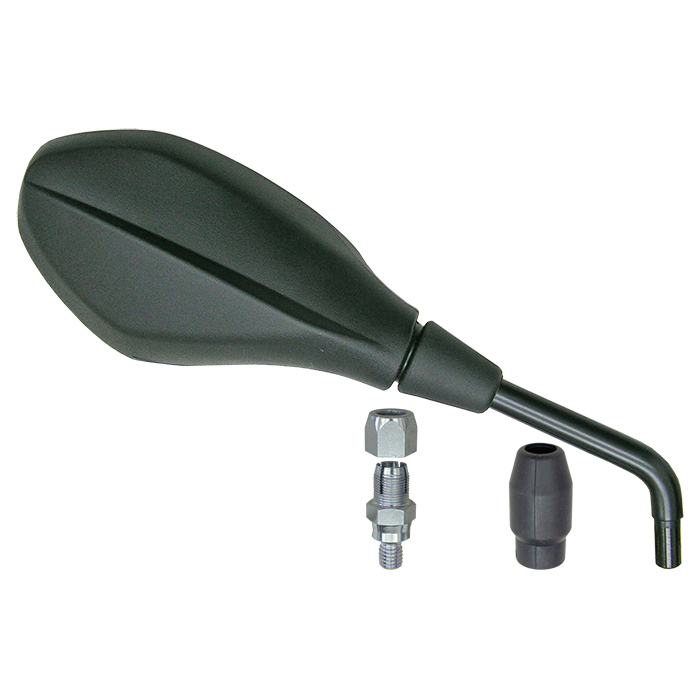 Hendler Mirror Right 10mm (1.50mm Pitch) Black BMW F650GS 06-12 (K70), F700GS 11-17 (K72), F800GS 06-18 (K72), F800R 05- (K73), S1000R 13- (K47) (E-Marked) OE Ref: 51167715862