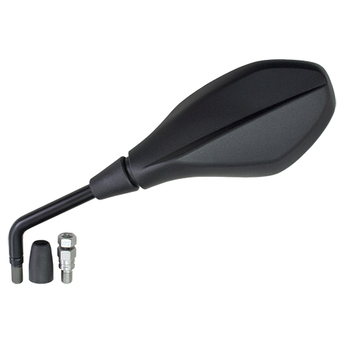 Hendler Mirror Left 10mm Black BMW R1200R 13-18 (K53), R1250R 17- (K53), F750GS 16- (K80), F800GS 16- (K81), F850GS Adventure 17- (K82) (E-Marked) OE Refs: 51168567453, 51168536891