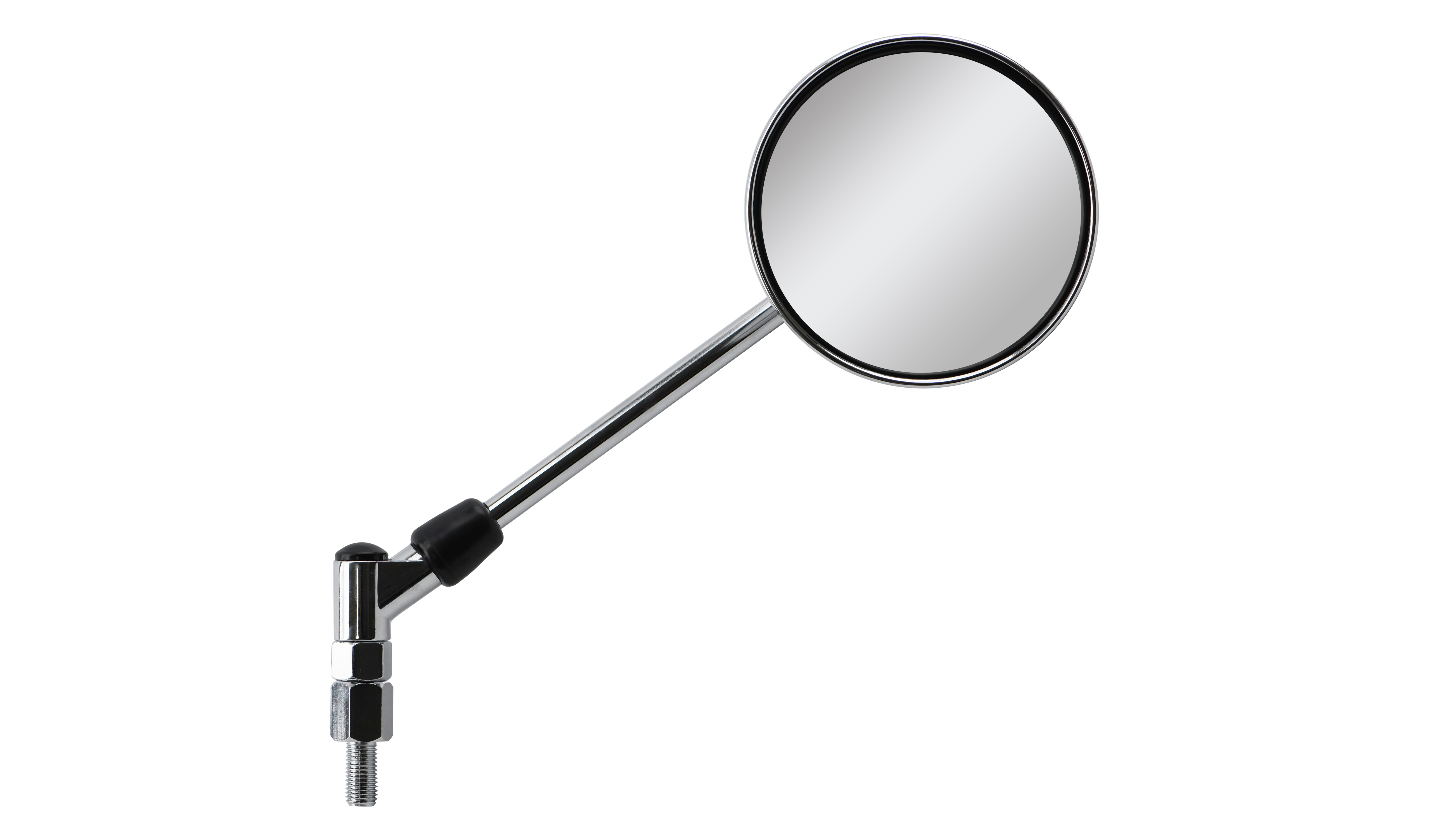 Hendler Mirror Right 8mm or 10mm Round Chrome Early Suzuki Type (E-Marked)