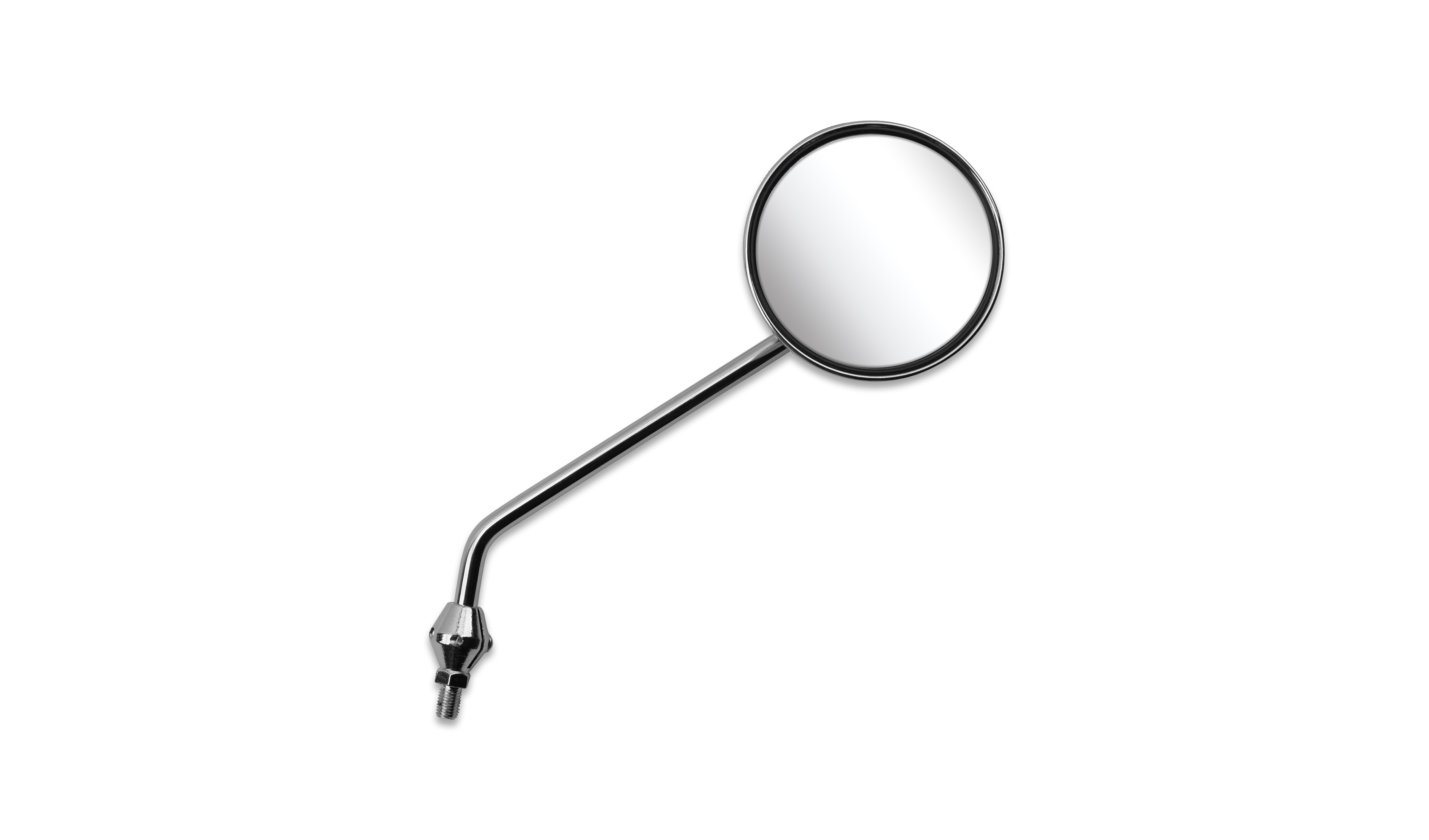 Hendler Mirror Right 10mm Chrome Round Early Honda (Knuckle Type)