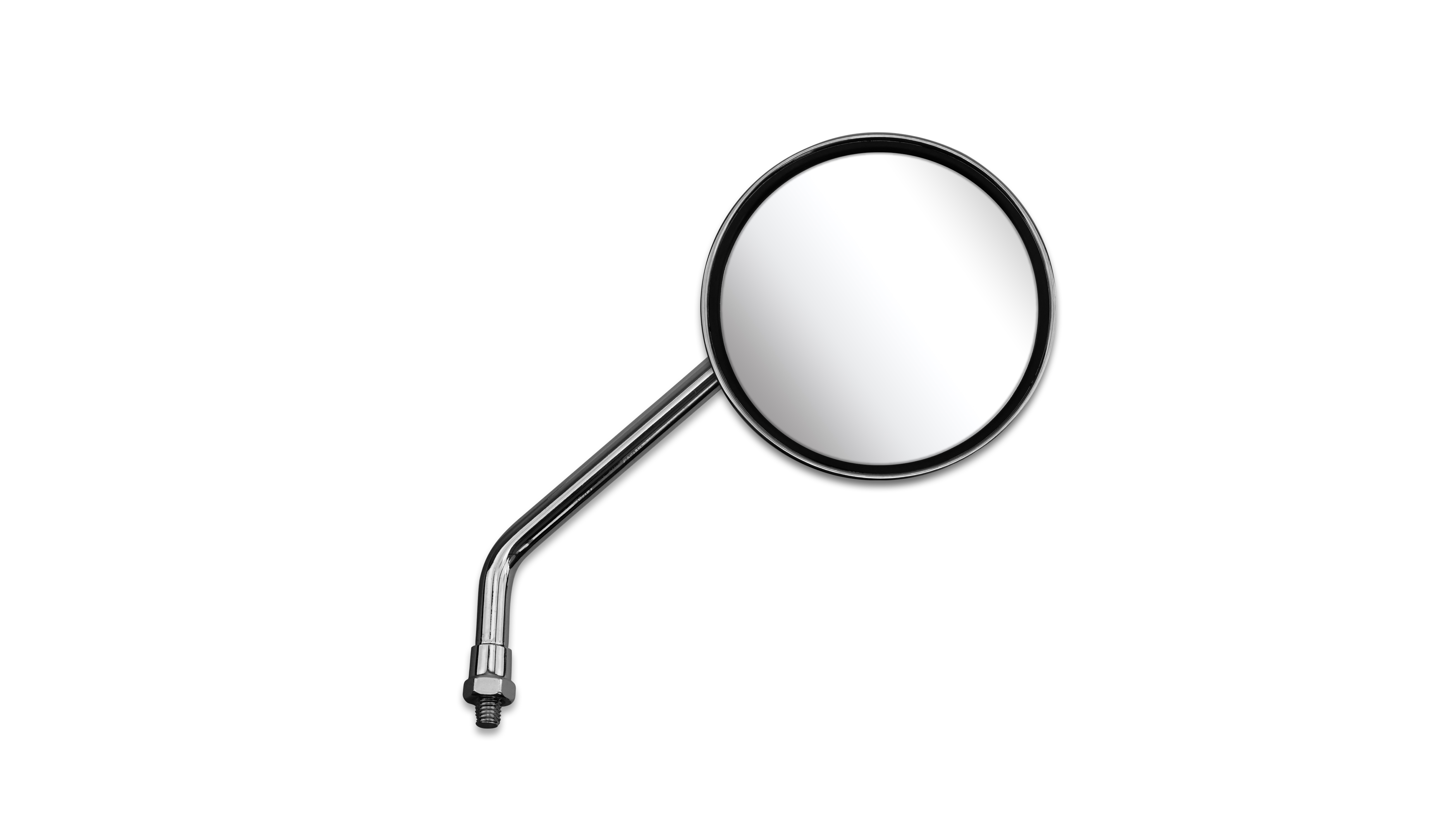 Hendler Mirror Right 10mm Chrome Round Early Honda Style (E-Marked)