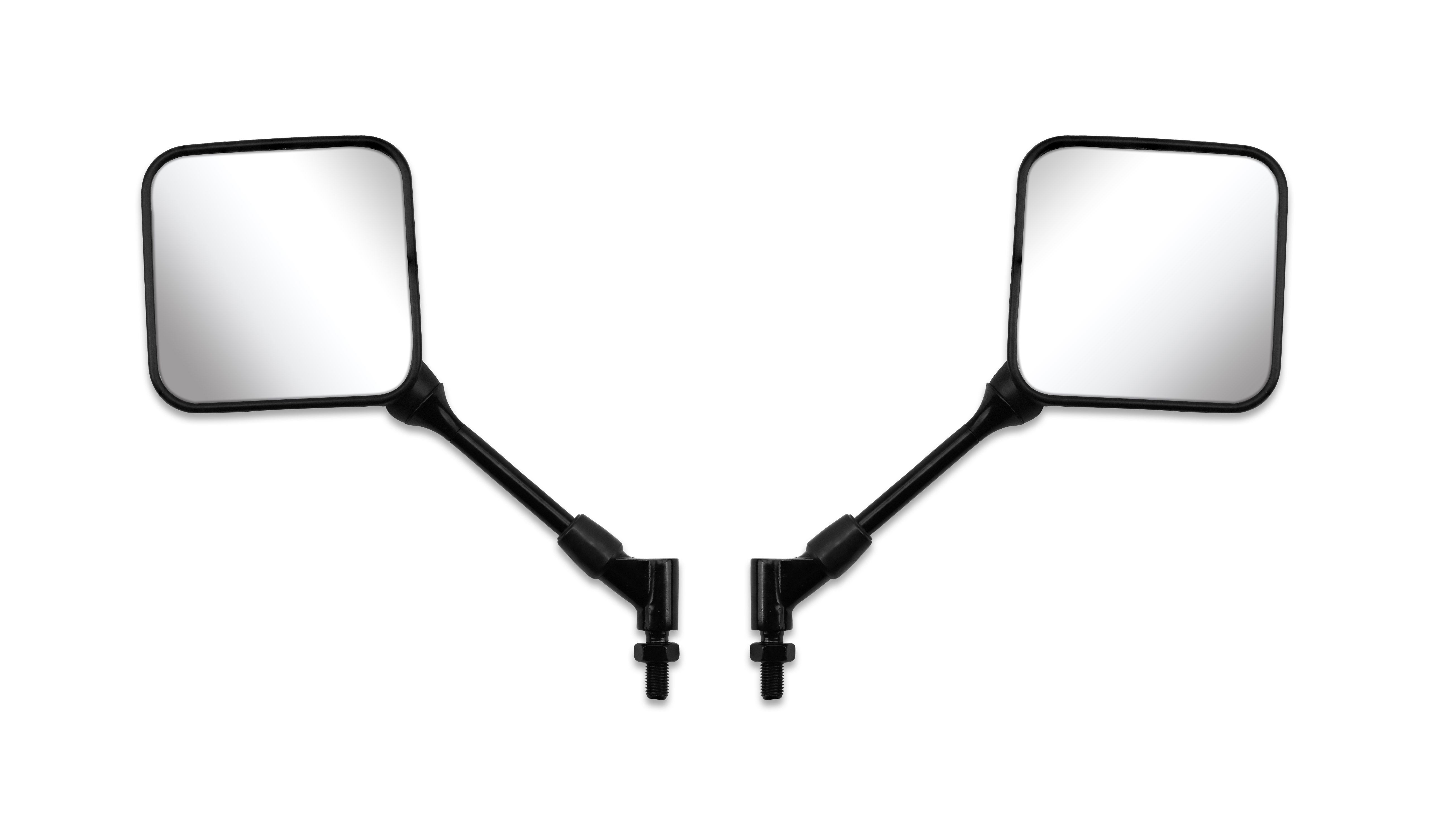 Hendler Mirrors Left & Right 10mm Black Rectangle Suzuki TS125R