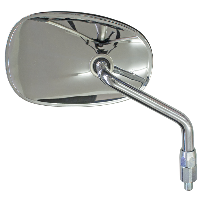 Hendler Mirror Right 10mm Chrome Kawasaki VN900 Classic 2014, Vulcan 900 Classic (VN900B) 14-20 (E-Marked) OE Ref: 56001-0283