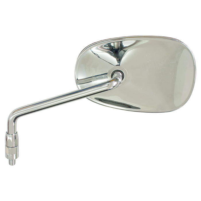 Hendler Mirror Left 10mm Chrome Kawasaki VN900 Custom (VN900C) 2014, Vulcan 900 Custom (VN900C) 14-20 (E-Marked) OE Ref: 56001-0284