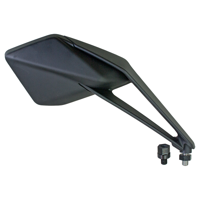 Hendler Mirror Right 10mm Black Kawasaki Z1000 (ZR1000F) 14-16, Z1000 ABS (Z1000G) 14-16, Z1000R (ZR1000J) 17-20, Z1000 (ZR1000H) 18-20 (E-Marked) OE Refs: 56001-0292-46V, 56001-0344-46V