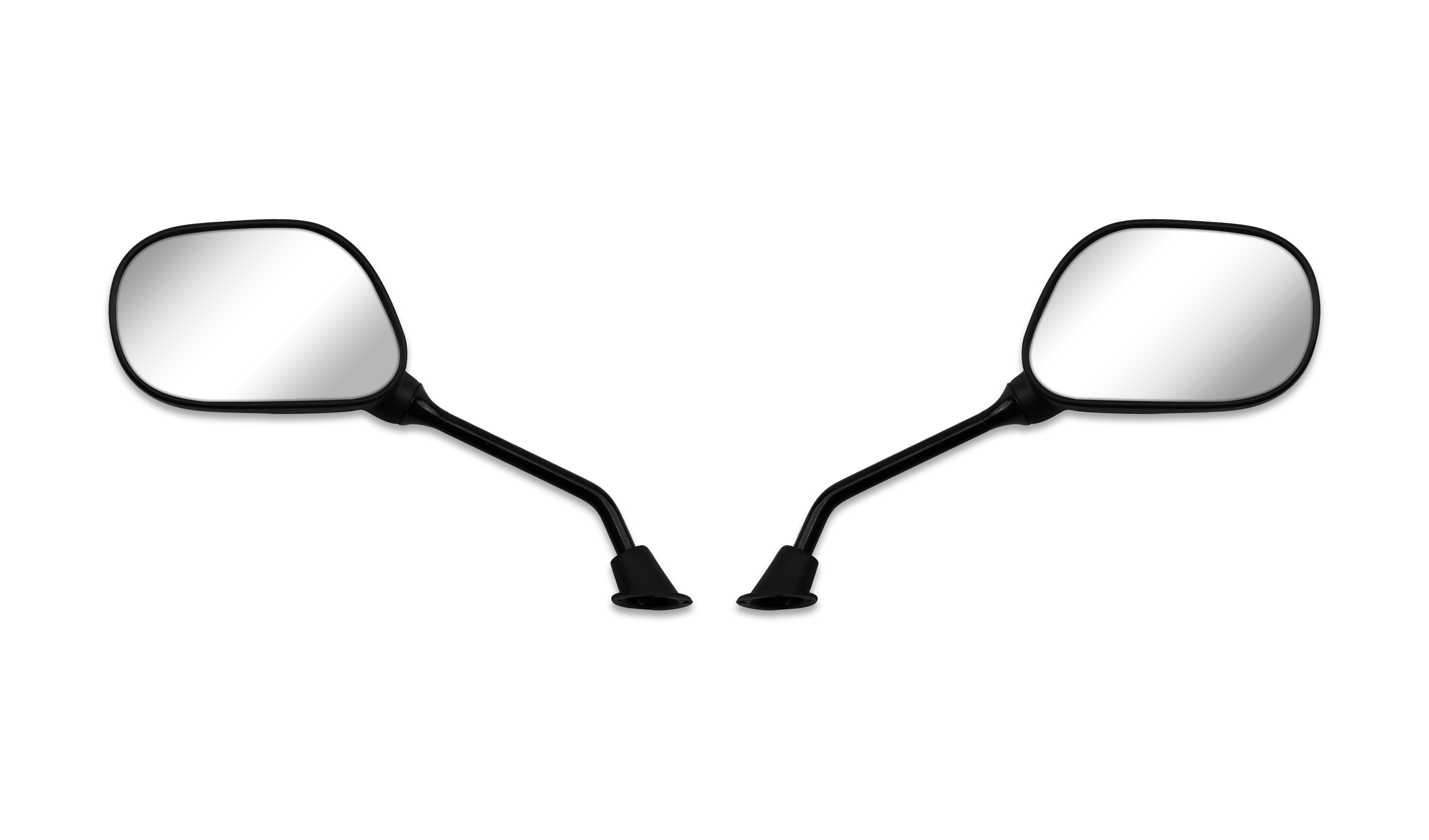 Hendler Mirror Left & Right 10mm Black Rectangle Yamaha YBR125