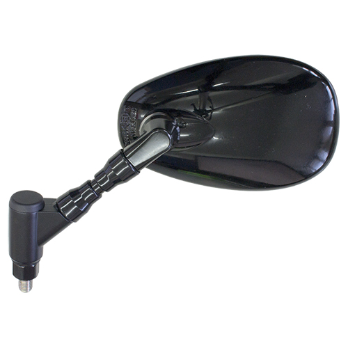 Hendler Mirror Left 10mm Black Yamaha XJR1300C Café Racer 15-16, XV950 (XVS950) 16-17, XV950R Bolt 2014 (E-Marked) OE Ref: 1XC-26280-20