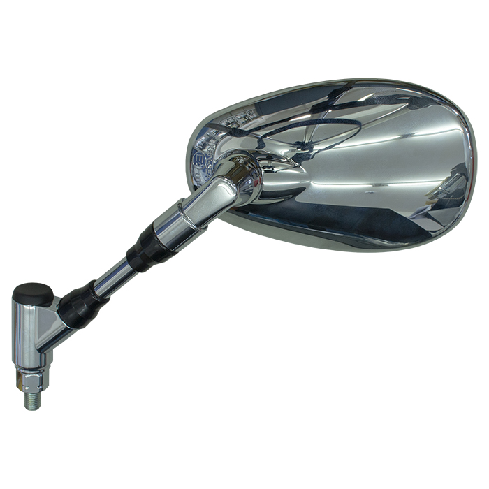 Hendler Mirror Left 10mm Chrome Yamaha VMX1700 V-Max 16-20, XSR700 (MTM690) 2021, XSR700 20-21, XSR900 16-20 (E-Marked) OE Refs: 2S3-26280-00