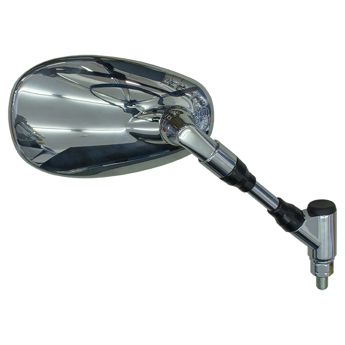 Hendler Mirror Right 10mm Chrome Yamaha VMX1700 V-Max 16-20, XSR700 (MTM690) 2021, XSR700 20-21, XSR900 16-20 (E-Marked) OE Refs: 2S3-26290-00