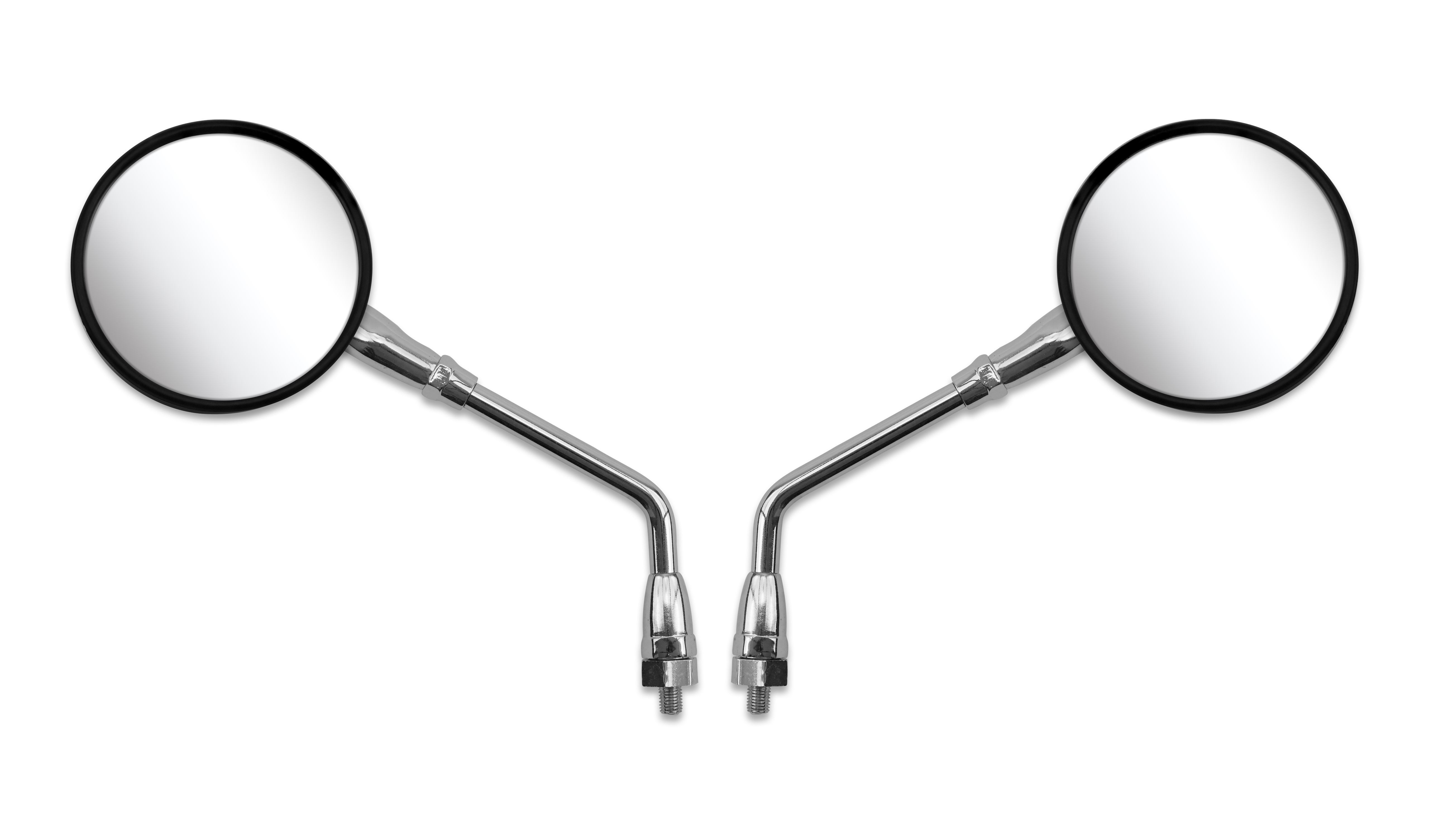 Hendler Mirrors Left & Right 10mm Chrome Round Kawasaki Zephyr 1989-1993