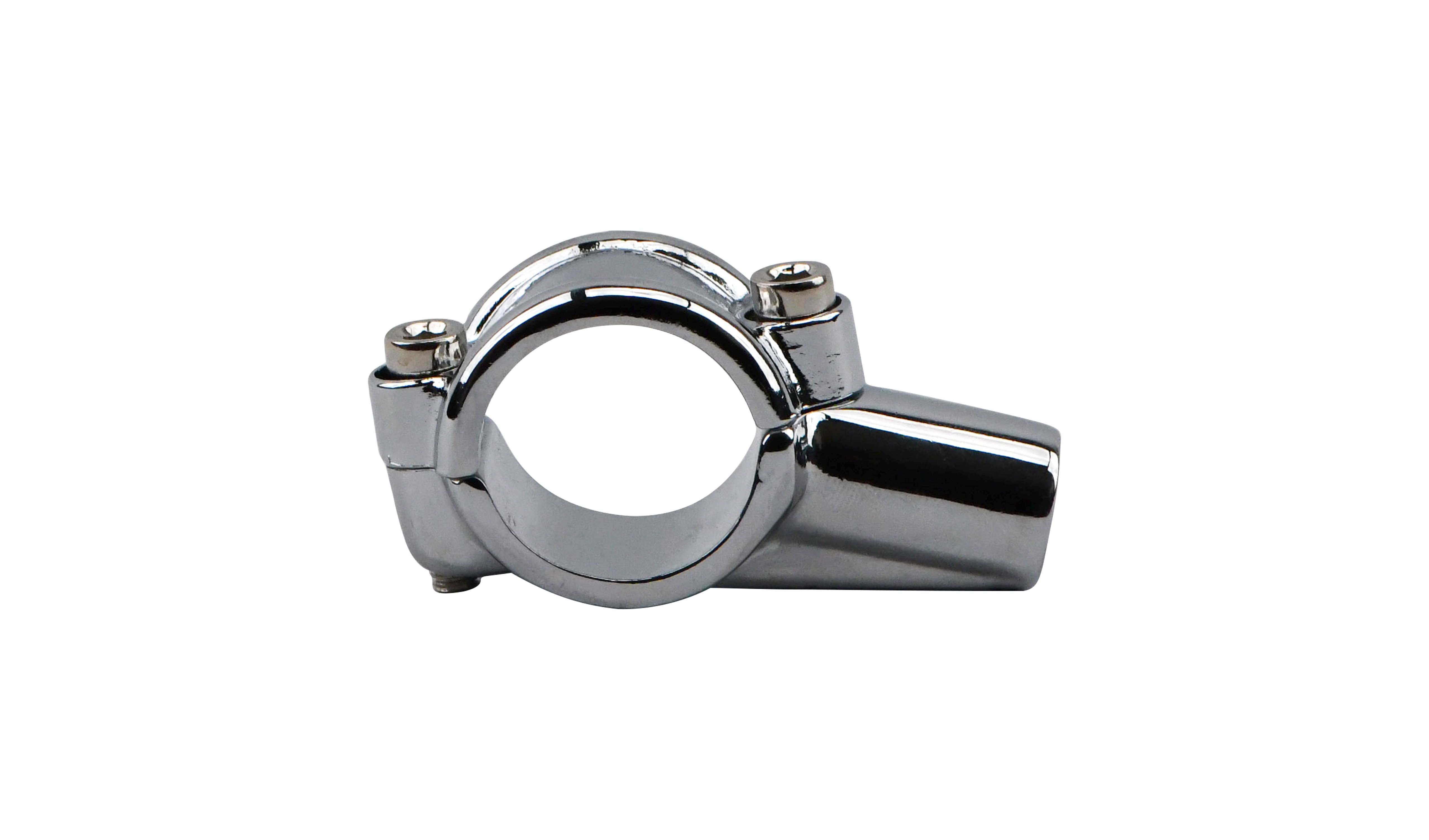 Hendler Mirror Clamp 10mm Chrome Universal For 1'' Handlebars