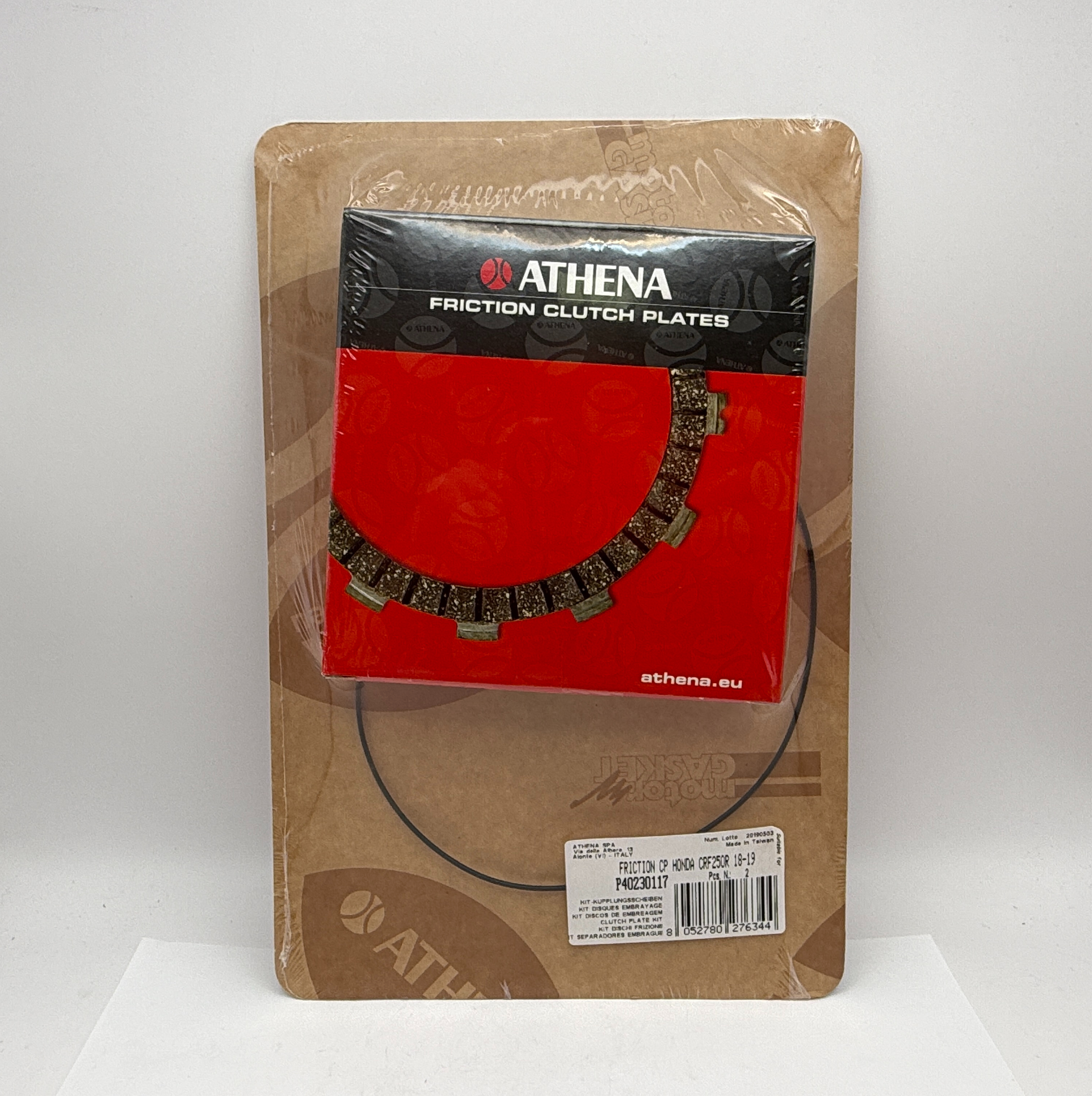 Athena Clutch Friction Plate & Cover Gasket Kit Honda CRF250R 18-19