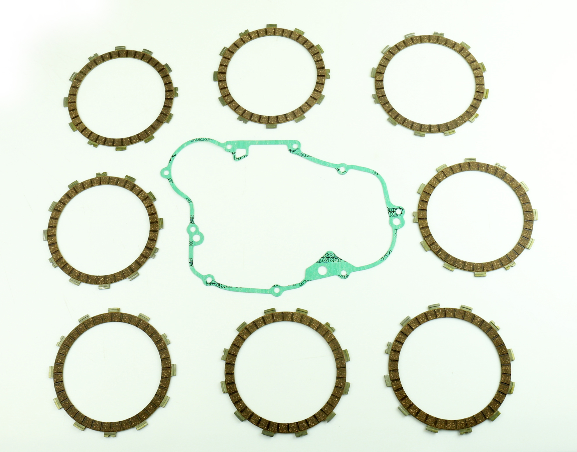 Athena Clutch Friction Plate & Cover Gasket Kit Kawasaki KX500 88-04