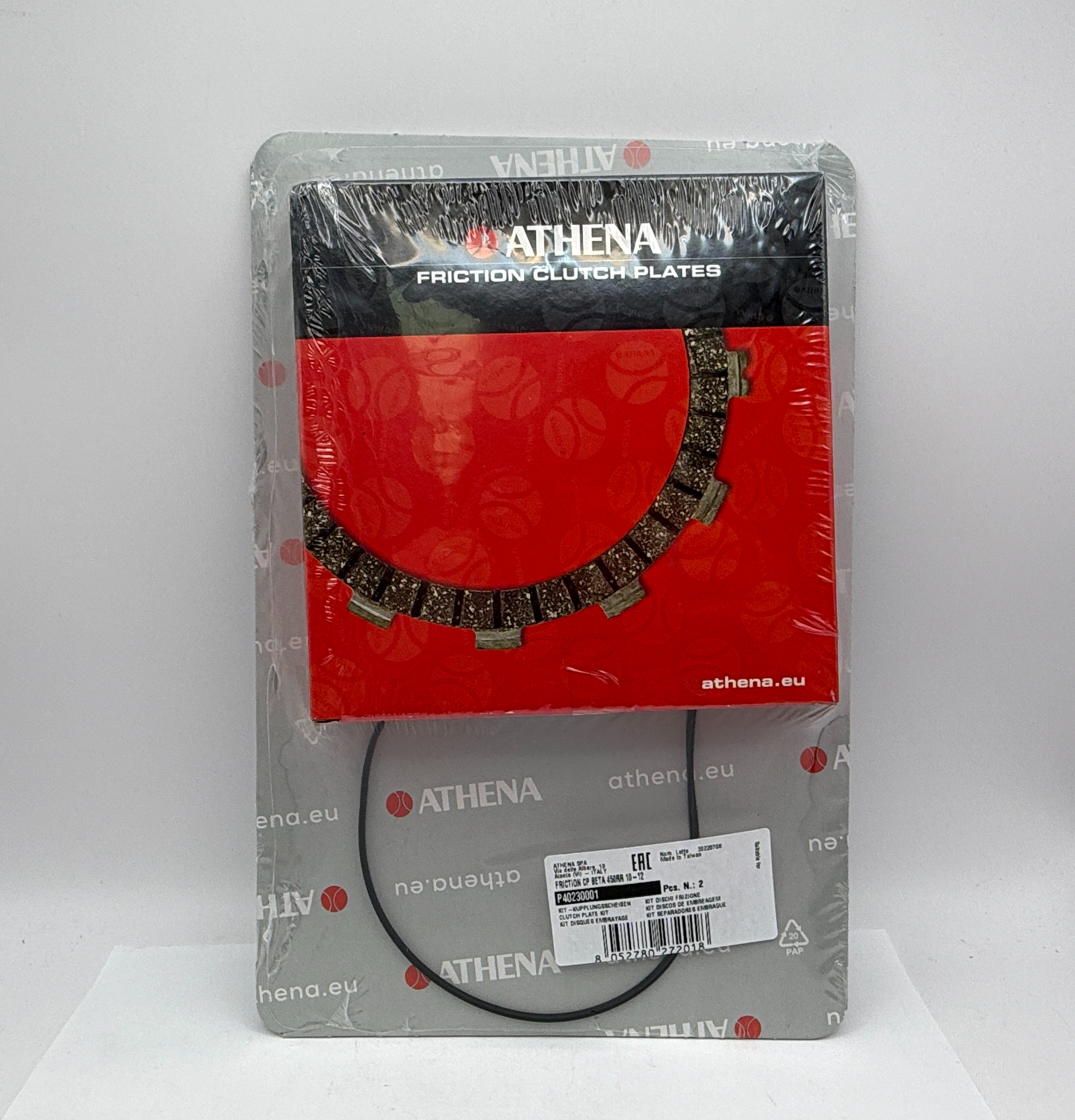 Athena Clutch Friction Plate & Cover Gasket Kit Beta RR520 500cc 4T 2011