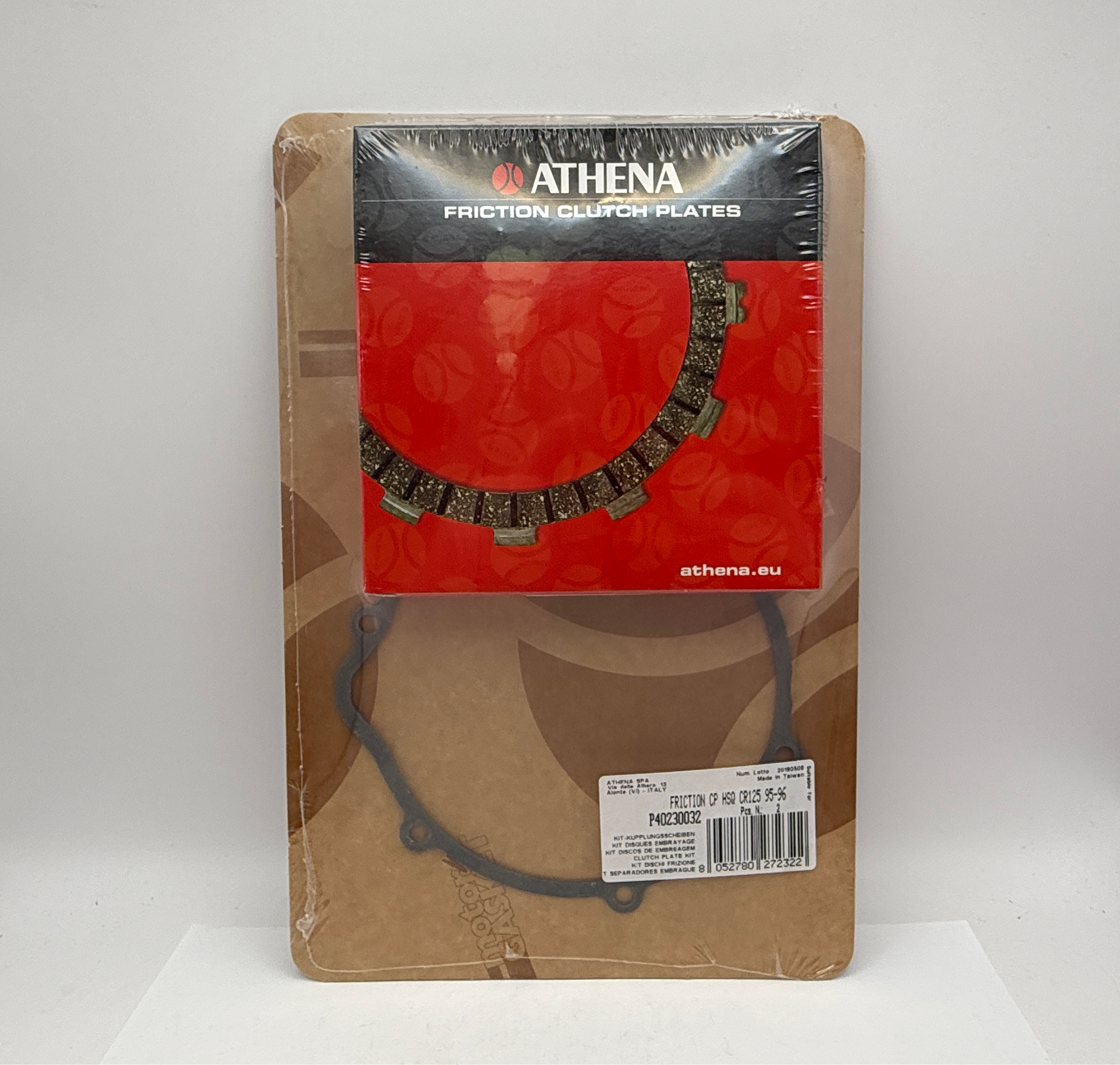 Athena Clutch Friction Plate & Cover Gasket Kit Husqvarna CR125 95-96, WR125 95-96