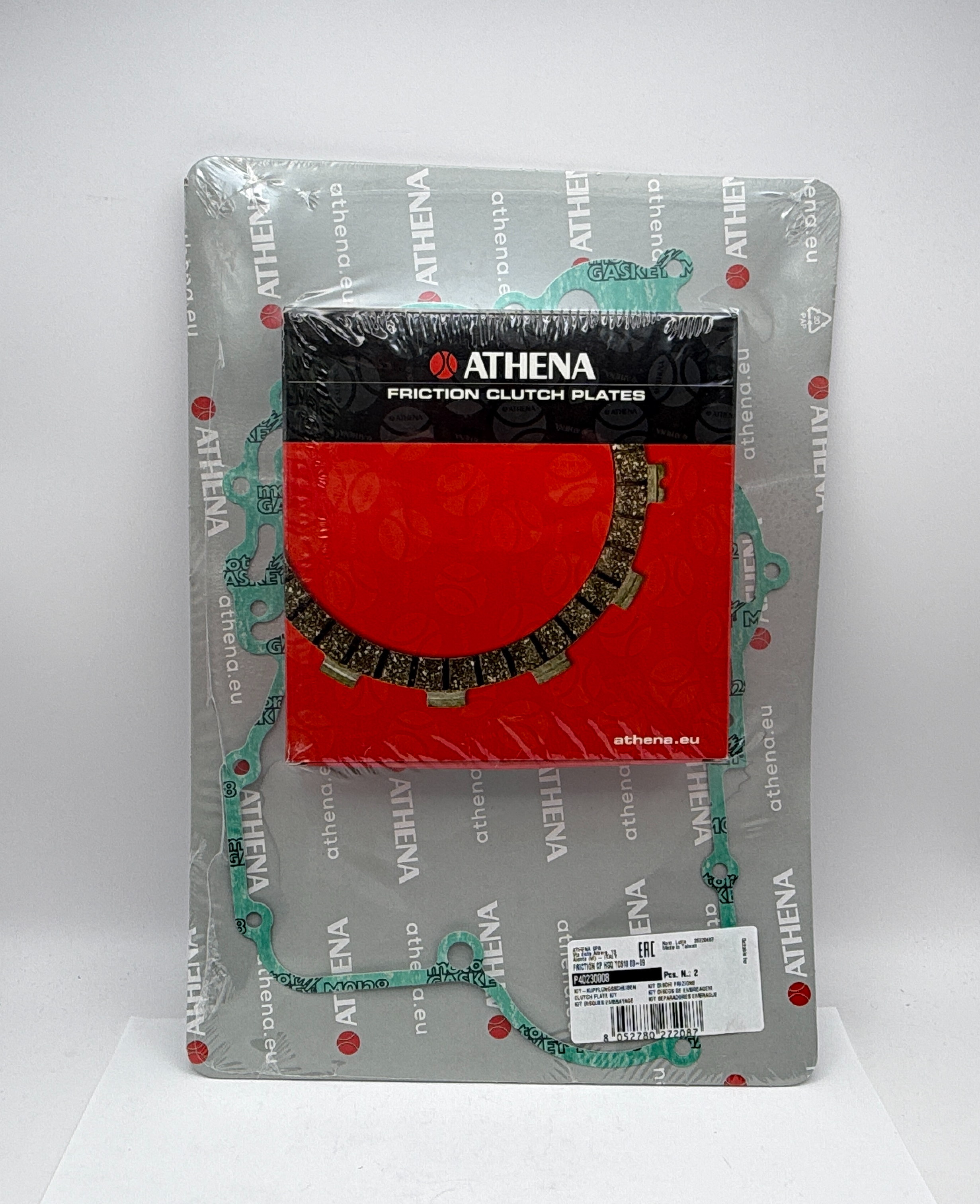 Athena Clutch Friction Plate & Cover Gasket Kit Husqvarna TC610 03-09, TE610 2000