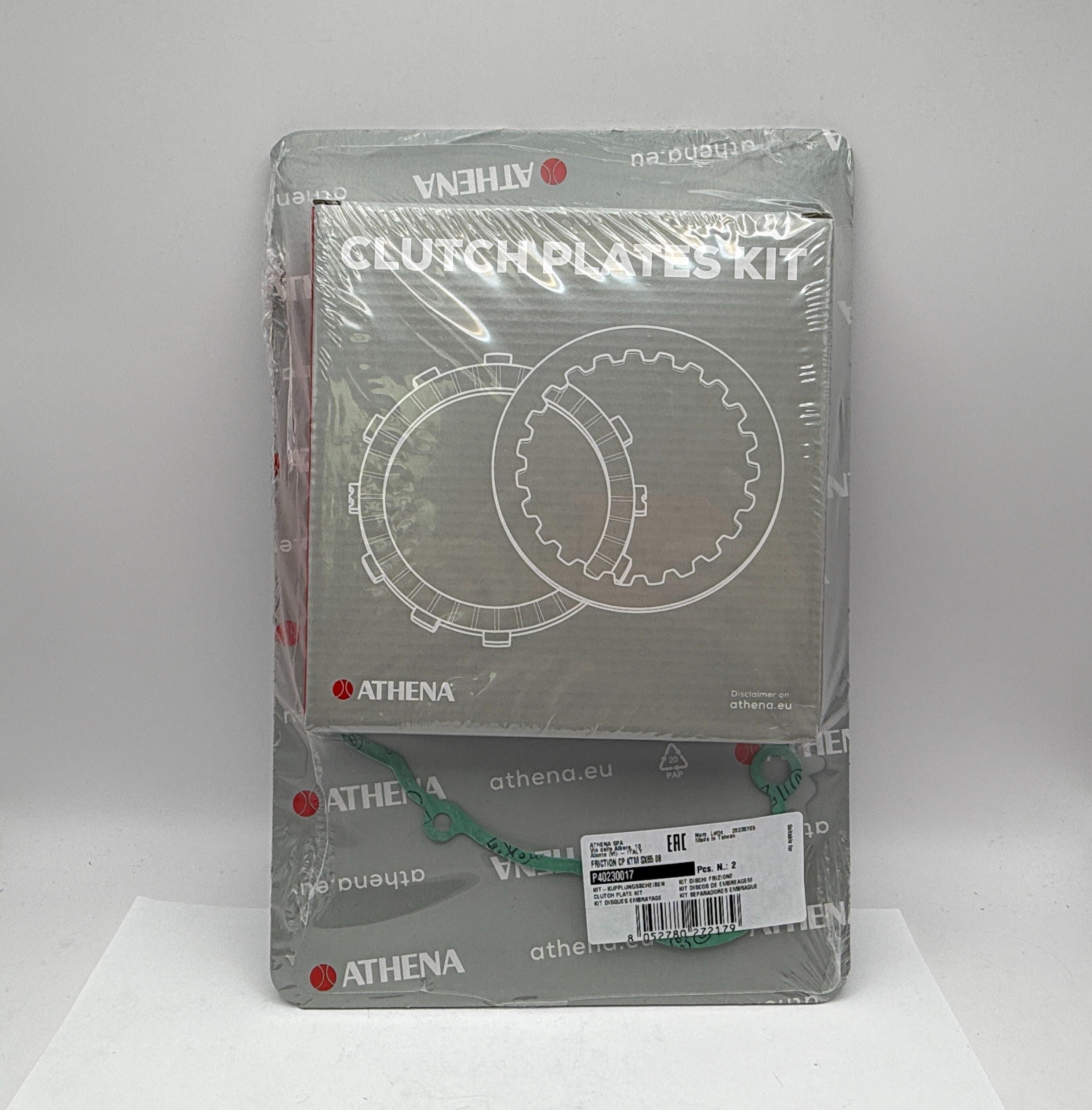 Athena Clutch Friction Plate & Cover Gasket Kit KTM 65 XC 2008