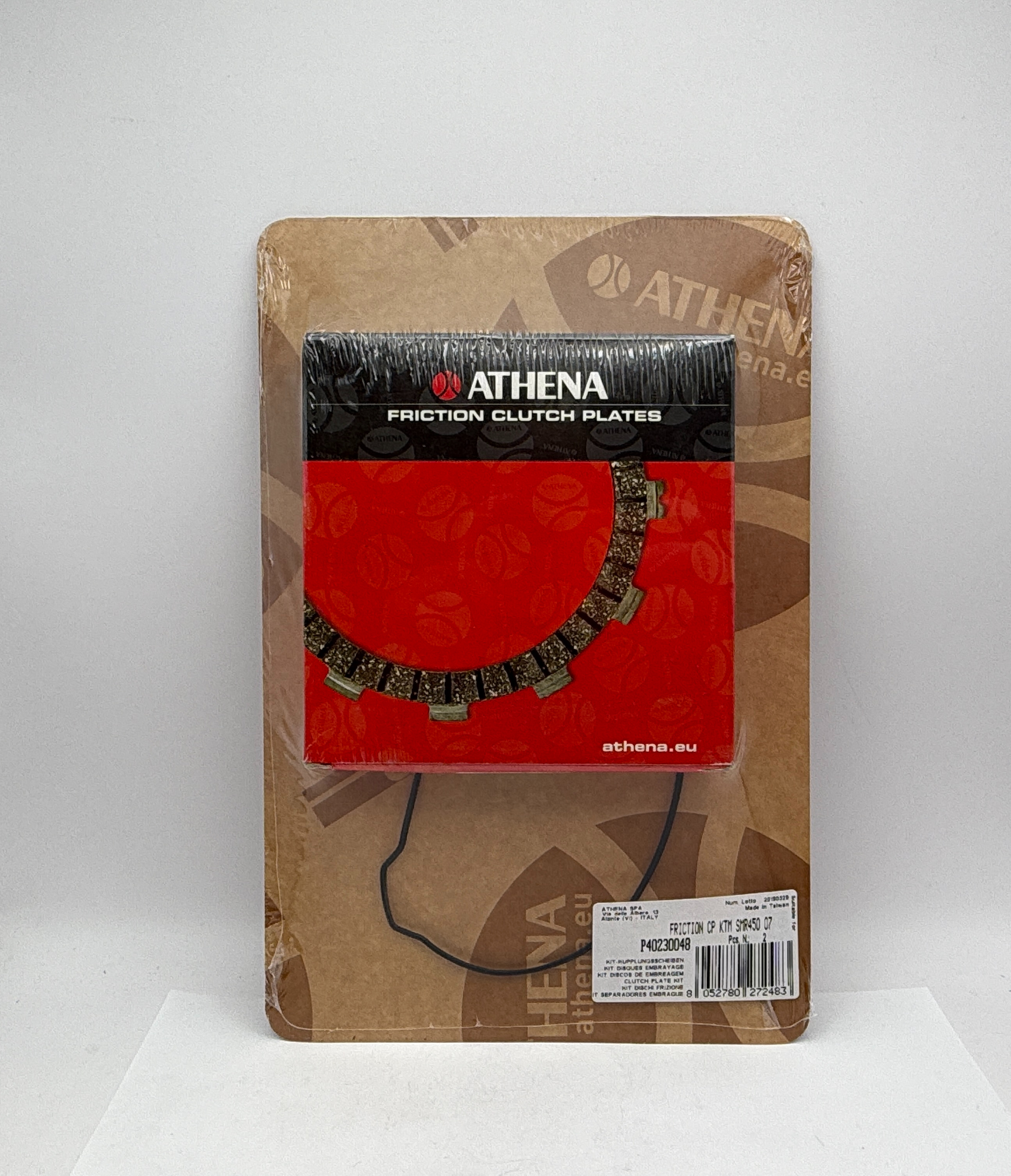 Athena Clutch Friction Plate & Cover Gasket Kit KTM 525 EXC 06-07, 450 SMR 2007
