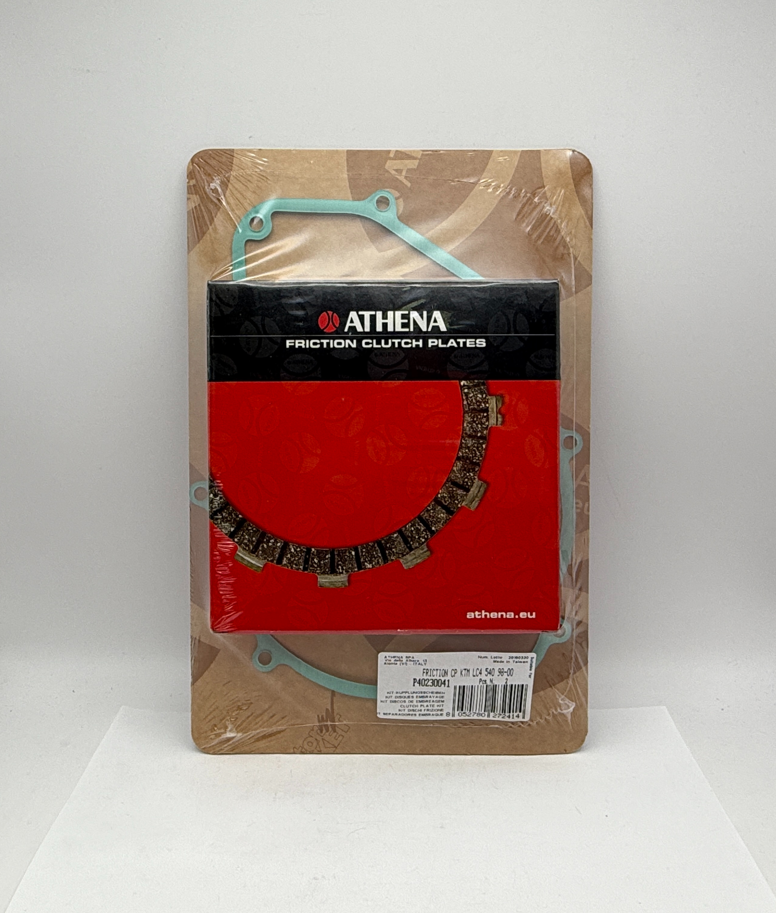Athena Clutch Friction Plate & Cover Gasket Kit KTM 540 SXC 98-00