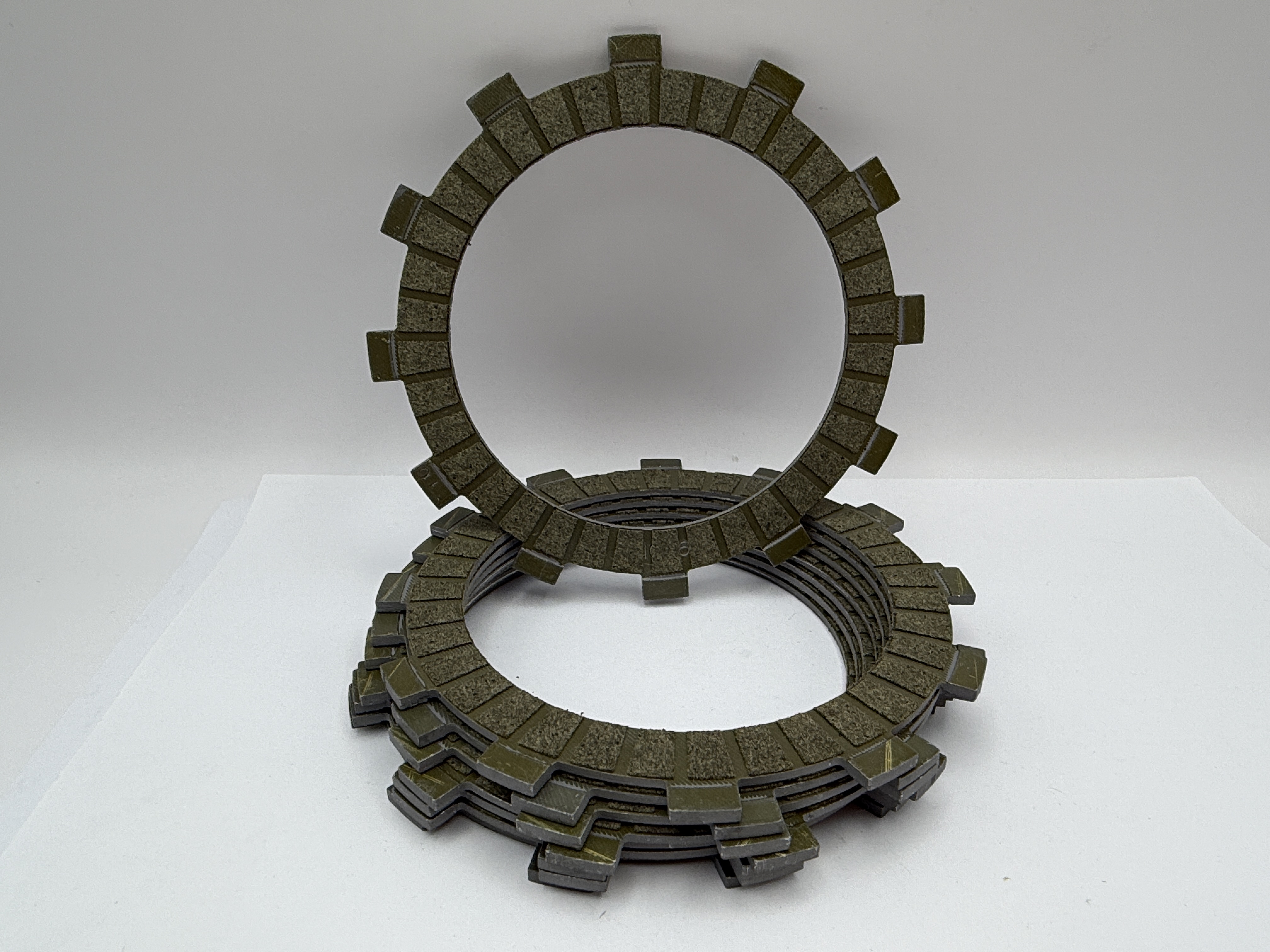 TourMax Clutch Friction Plate Set Kawasaki KX125 90-92
