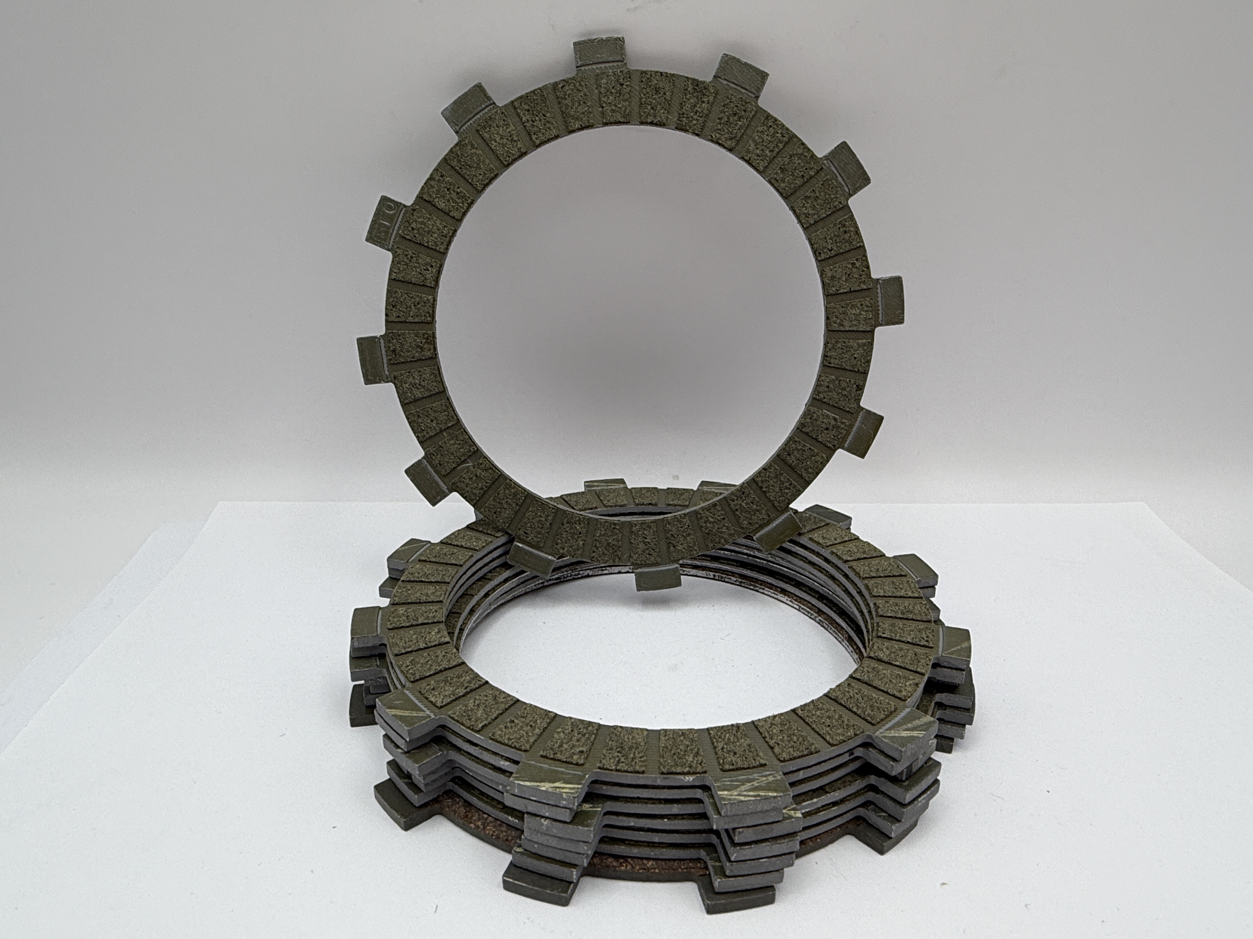 TourMax Clutch Friction Plate Set Kawasaki KDX200E1-6 89-94