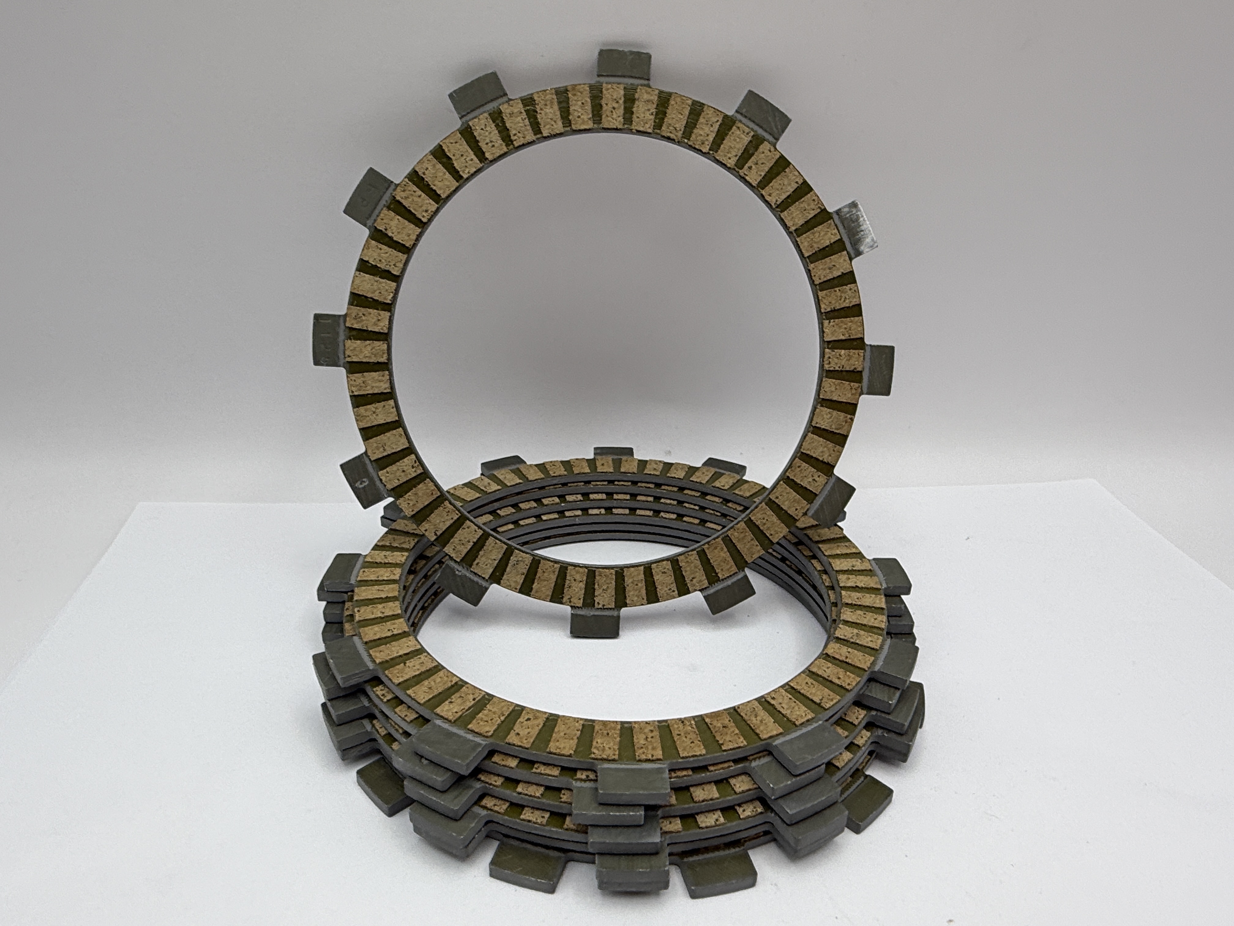 TourMax Clutch Friction Plate Set Kawasaki KL250 00-09, KLX250D2-4 94-96, KLX250H6F 06, KLX300A2-A6F 97-06