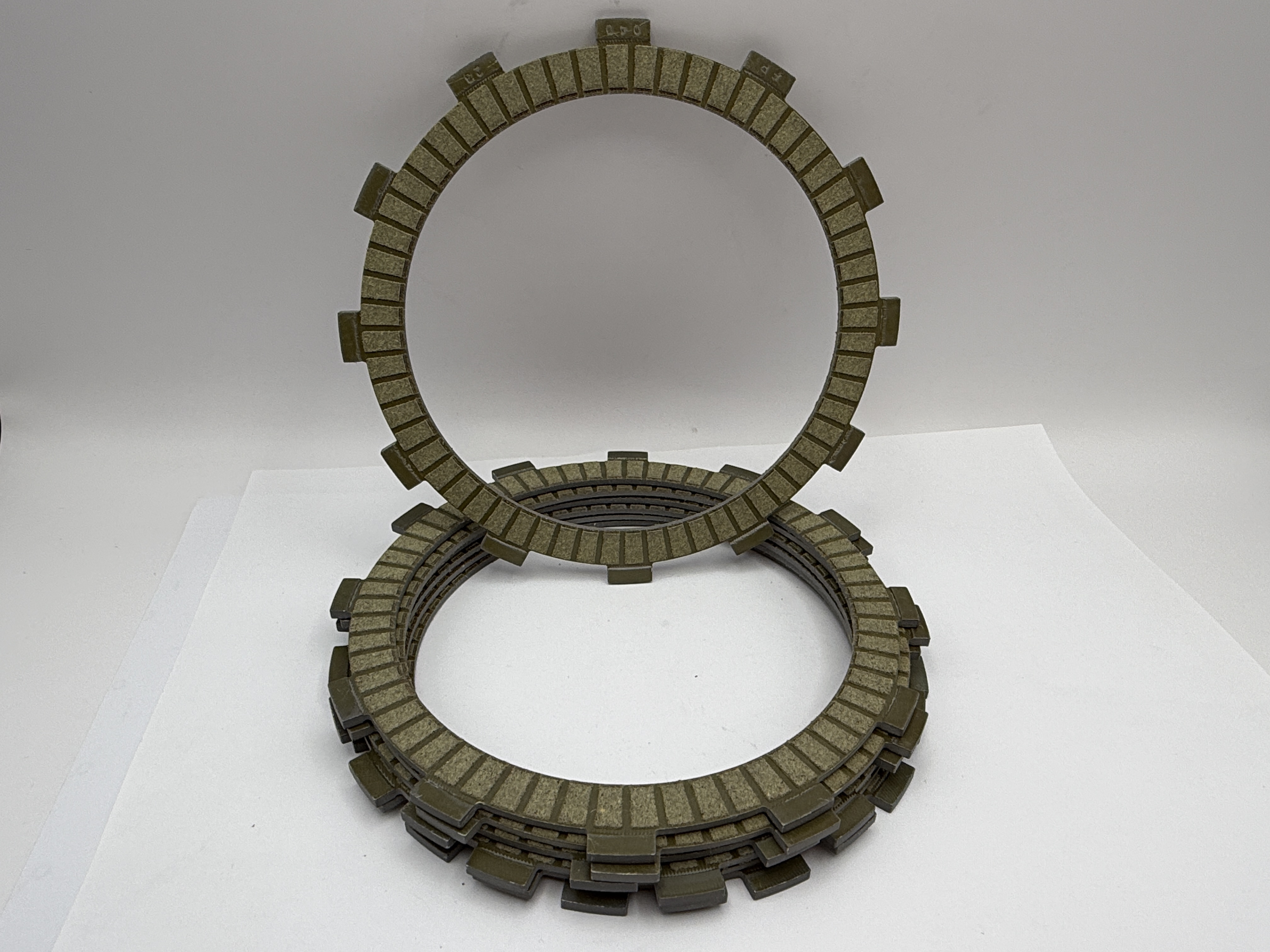 TourMax Clutch Friction Plate Set Kawasaki ZX600D1-4 90-93, ZX600E1-12 93-04