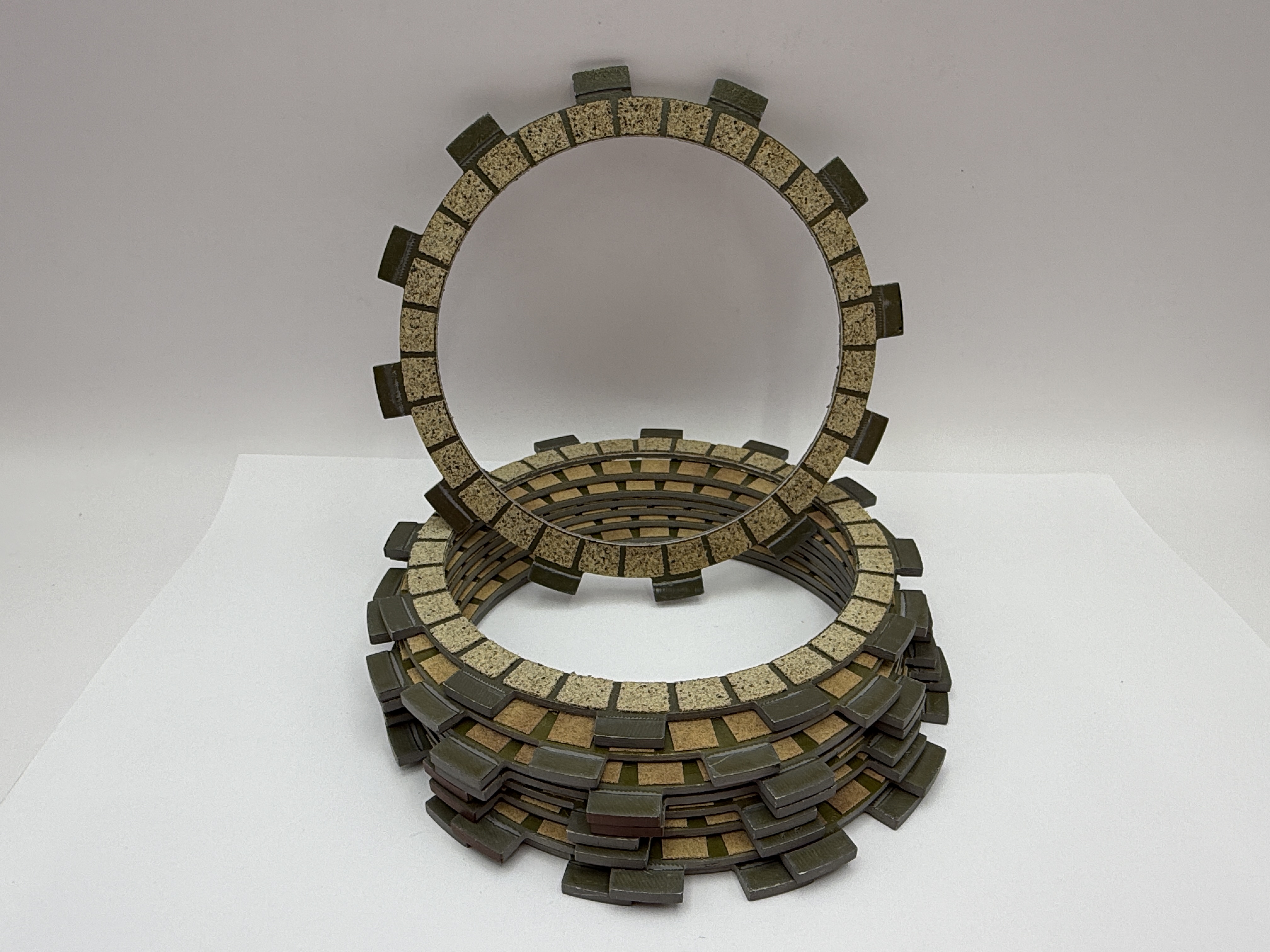 TourMax Clutch Friction Plate Set Yamaha YZ250F 01-07, WR250F 01-11