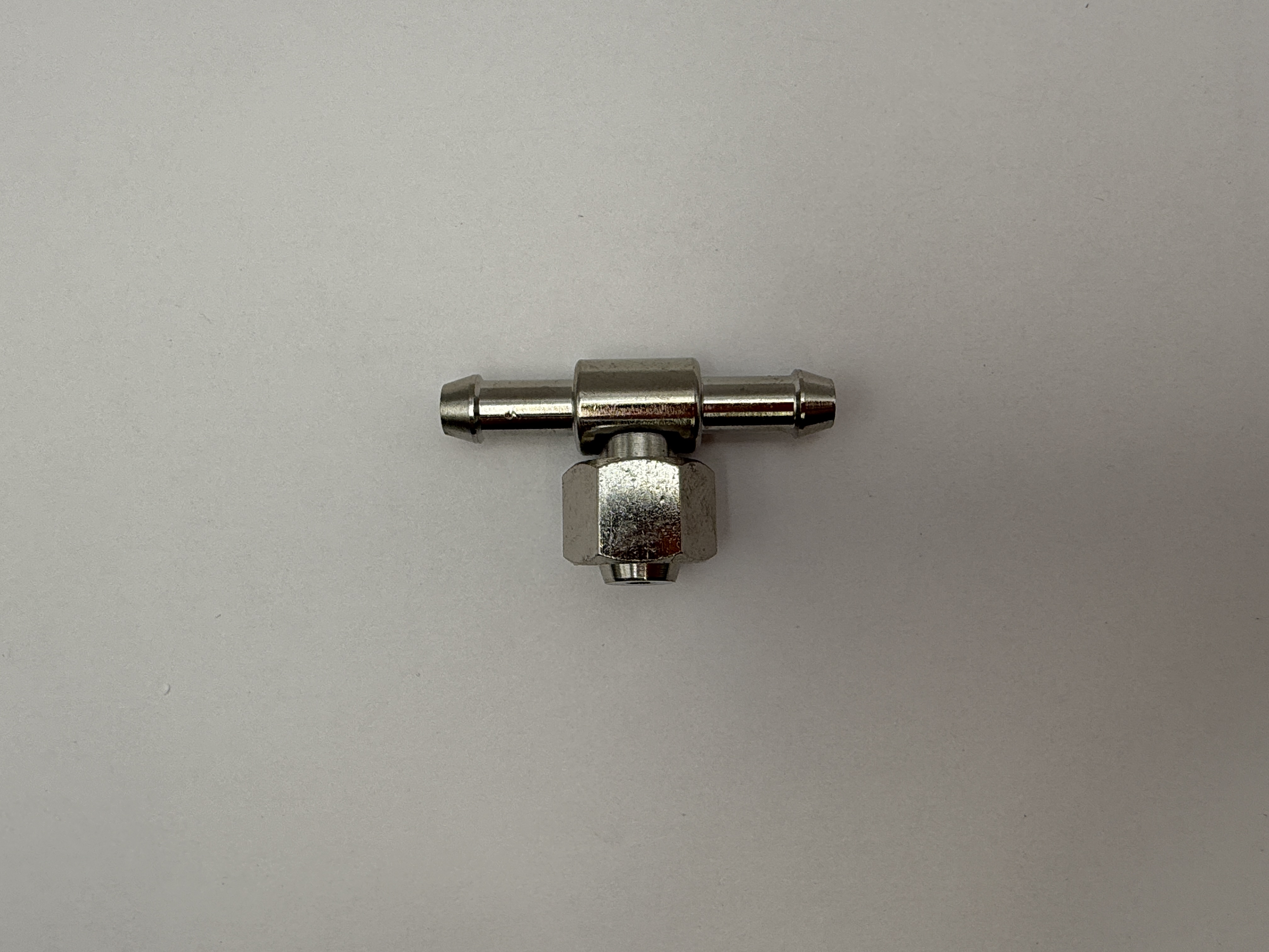 Hendler Petrol Tap T Junction & Nut